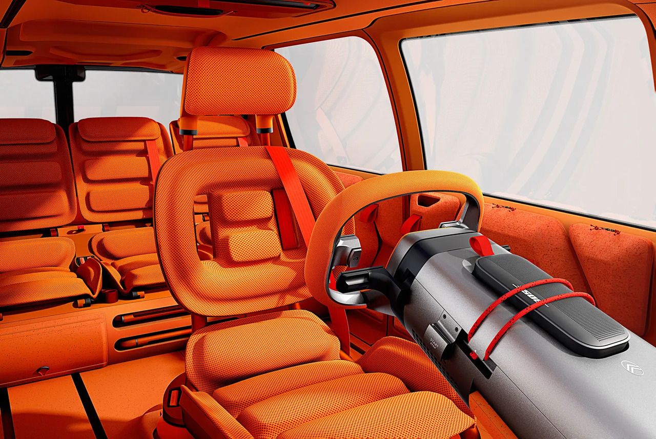 Gli interni della Citroen ELO