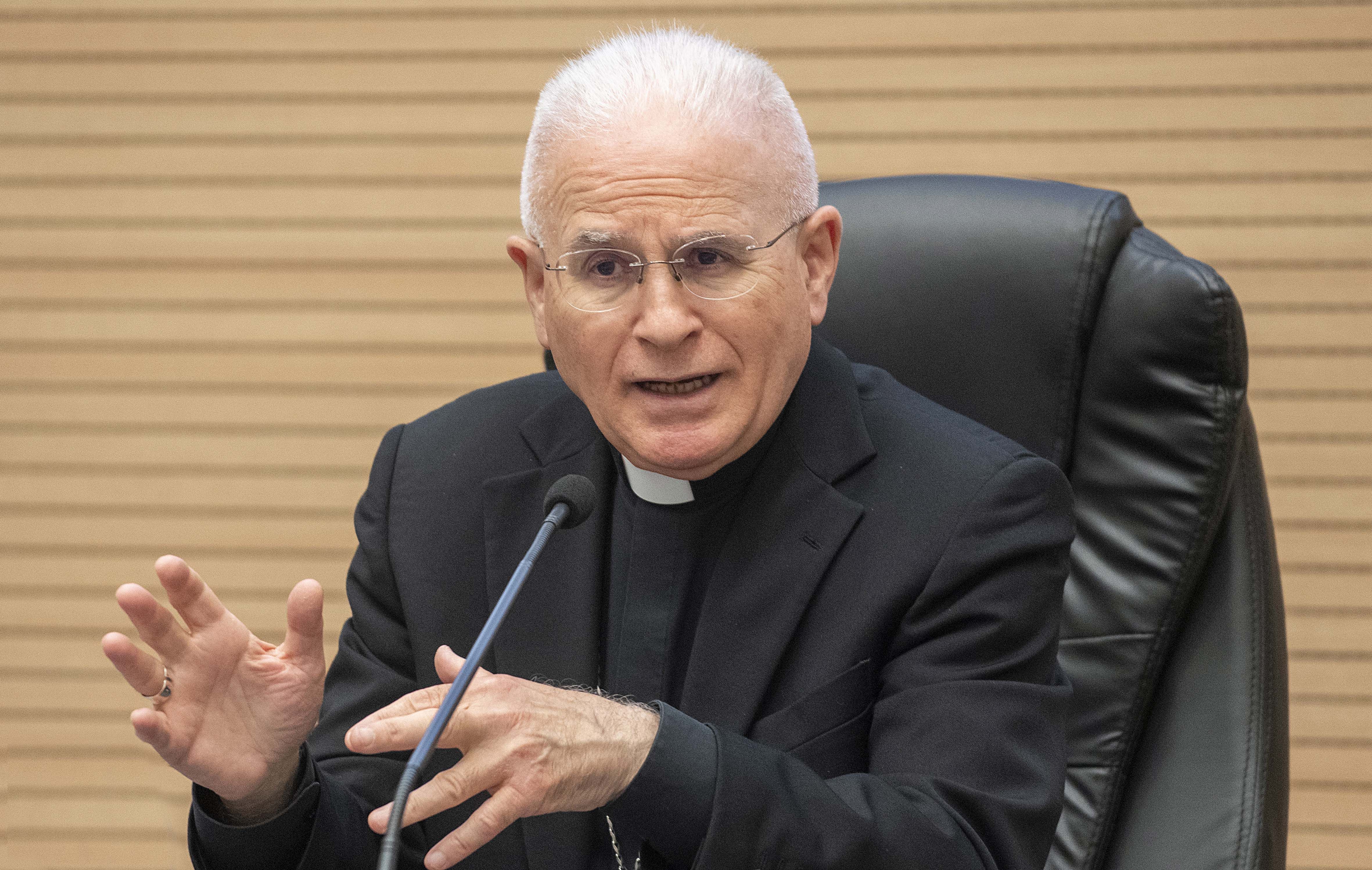 Monsignor Mariano Crociata, presidente della Comece