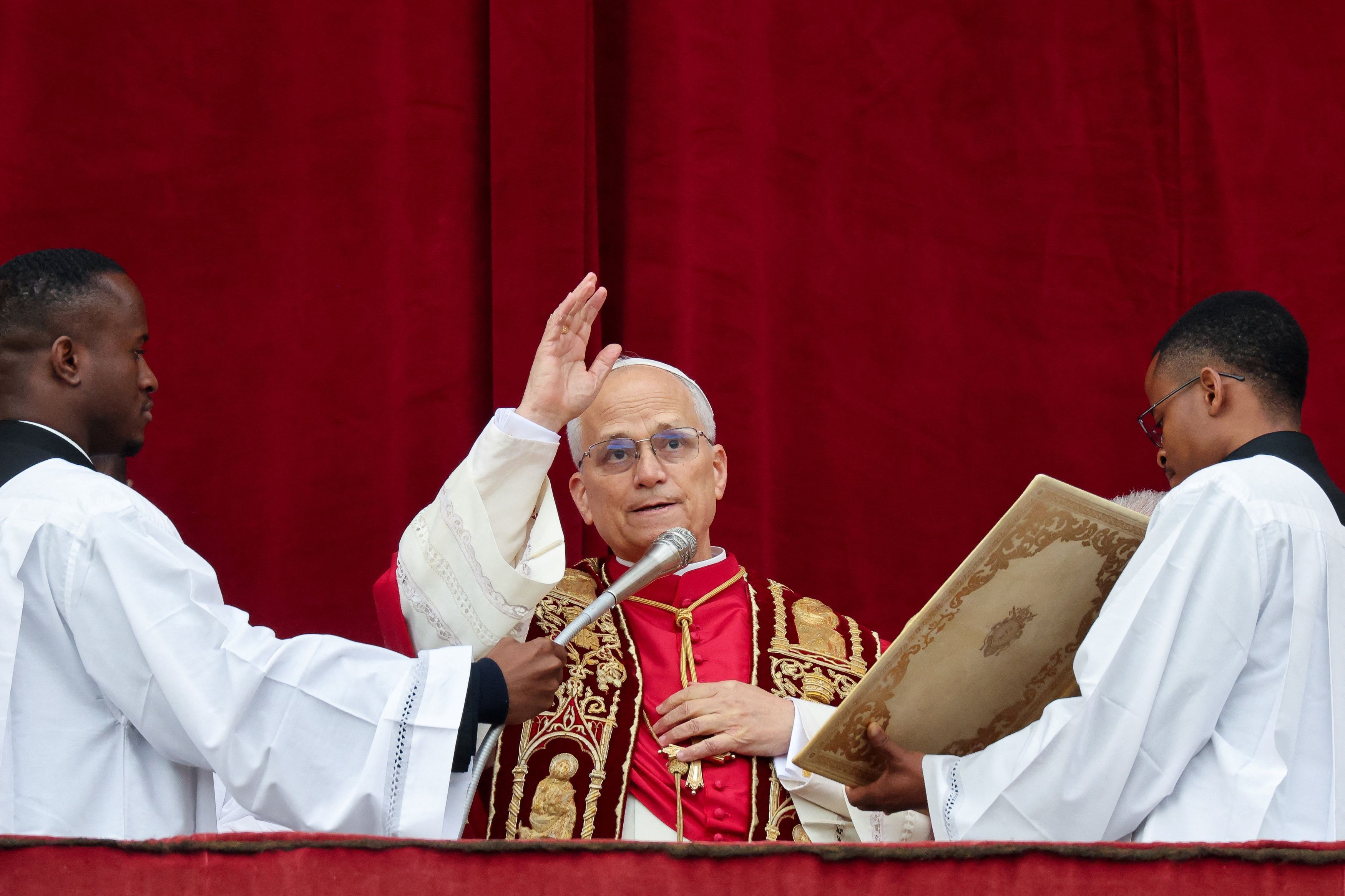 Papa Leone XIV durante la benedizione "Urbi et Orbi" di Natale / REUTERS