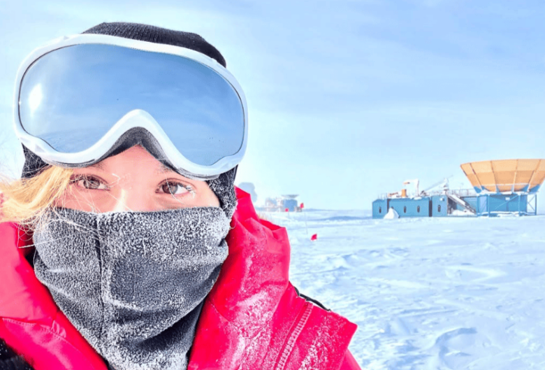 Sofia Fatigoni al Polo Sud