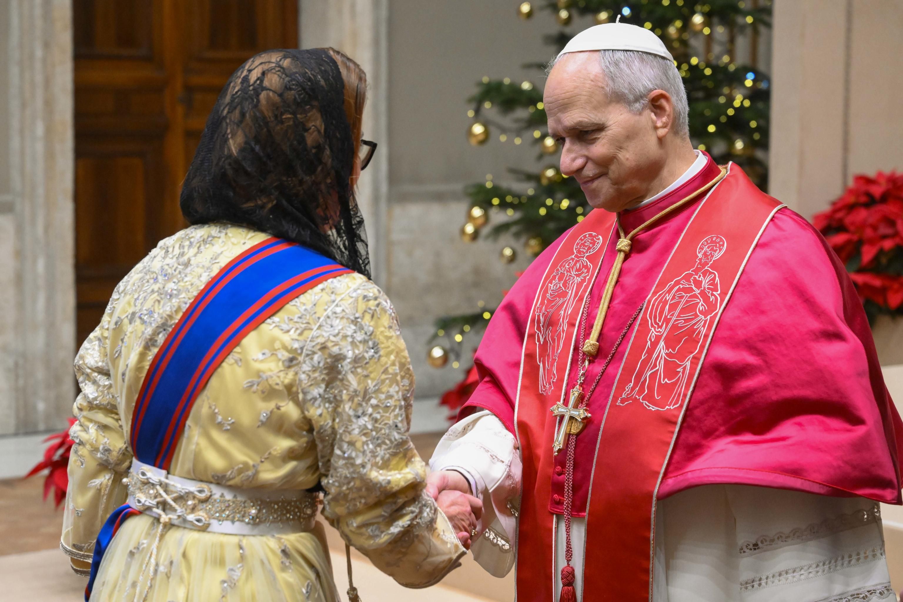 L'udienza di papa Leone XIV al corpo diplomatico accreditato presso la Santa Sede / VATICAN MEDIA