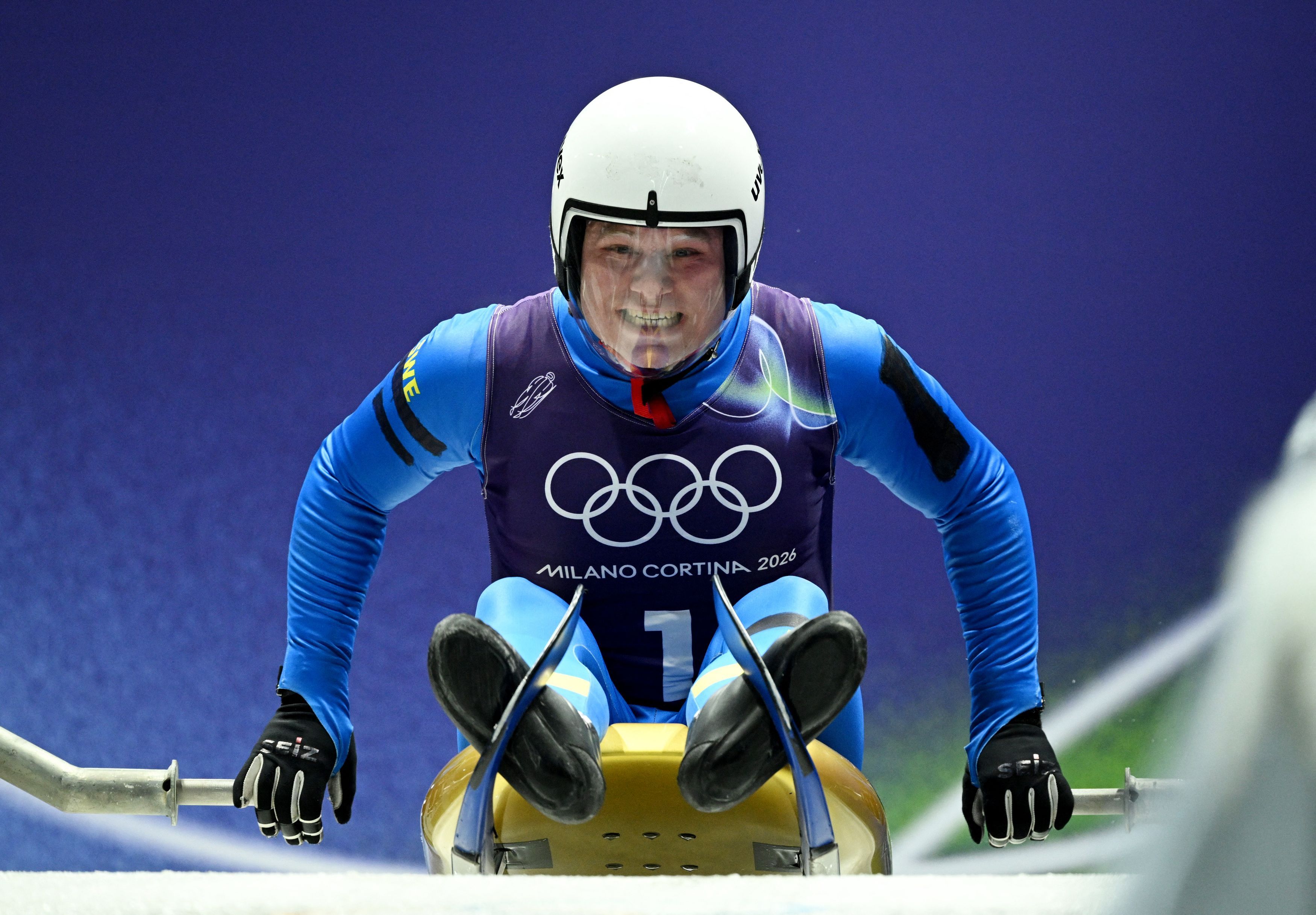 Lo svedese  Svante Kohala sulla pista di Cortina / REUTERS/Annegret Hilse