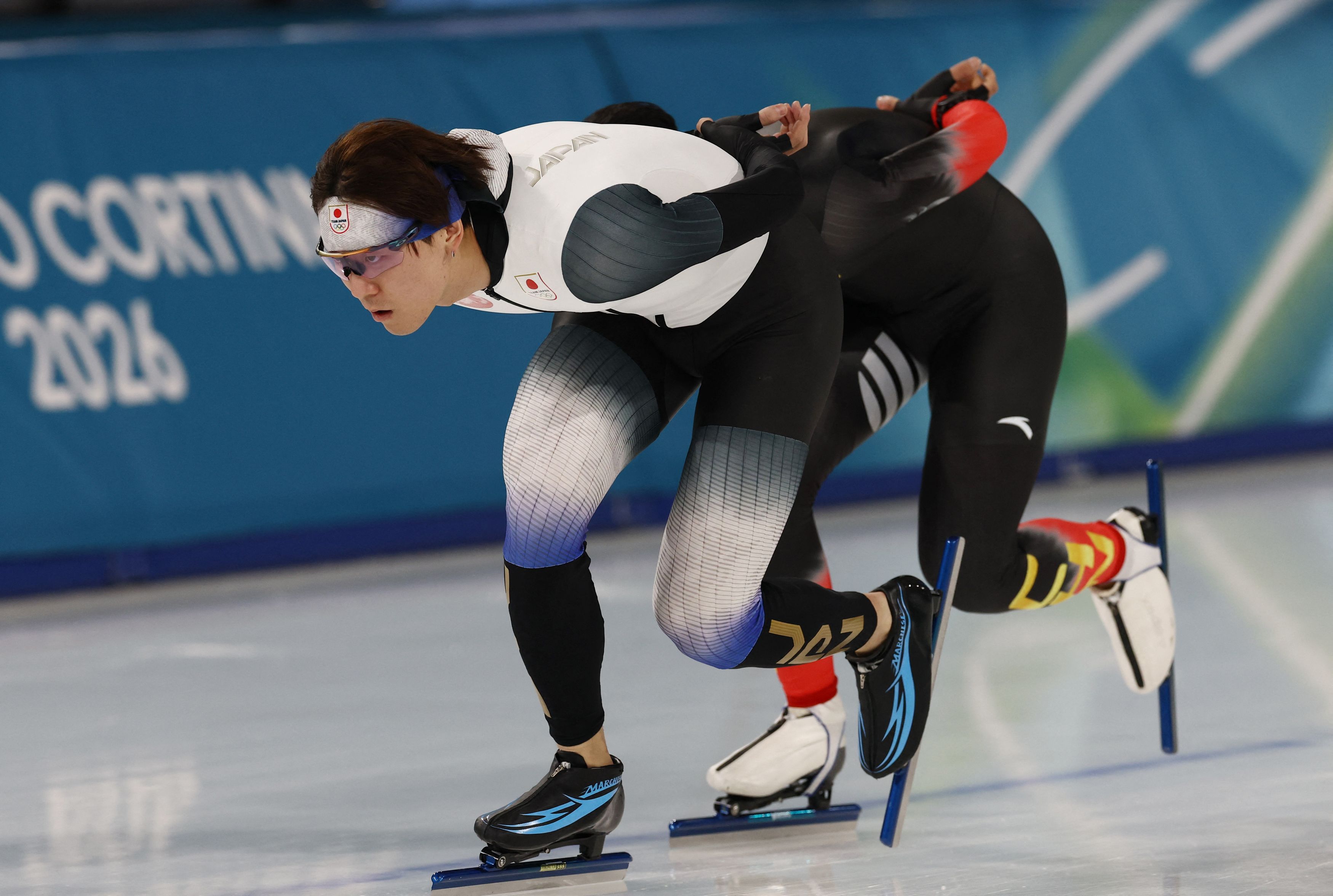Pattinaggio di velocità alla Milano Ice Skating Arena / REUTERS/Yves Herman