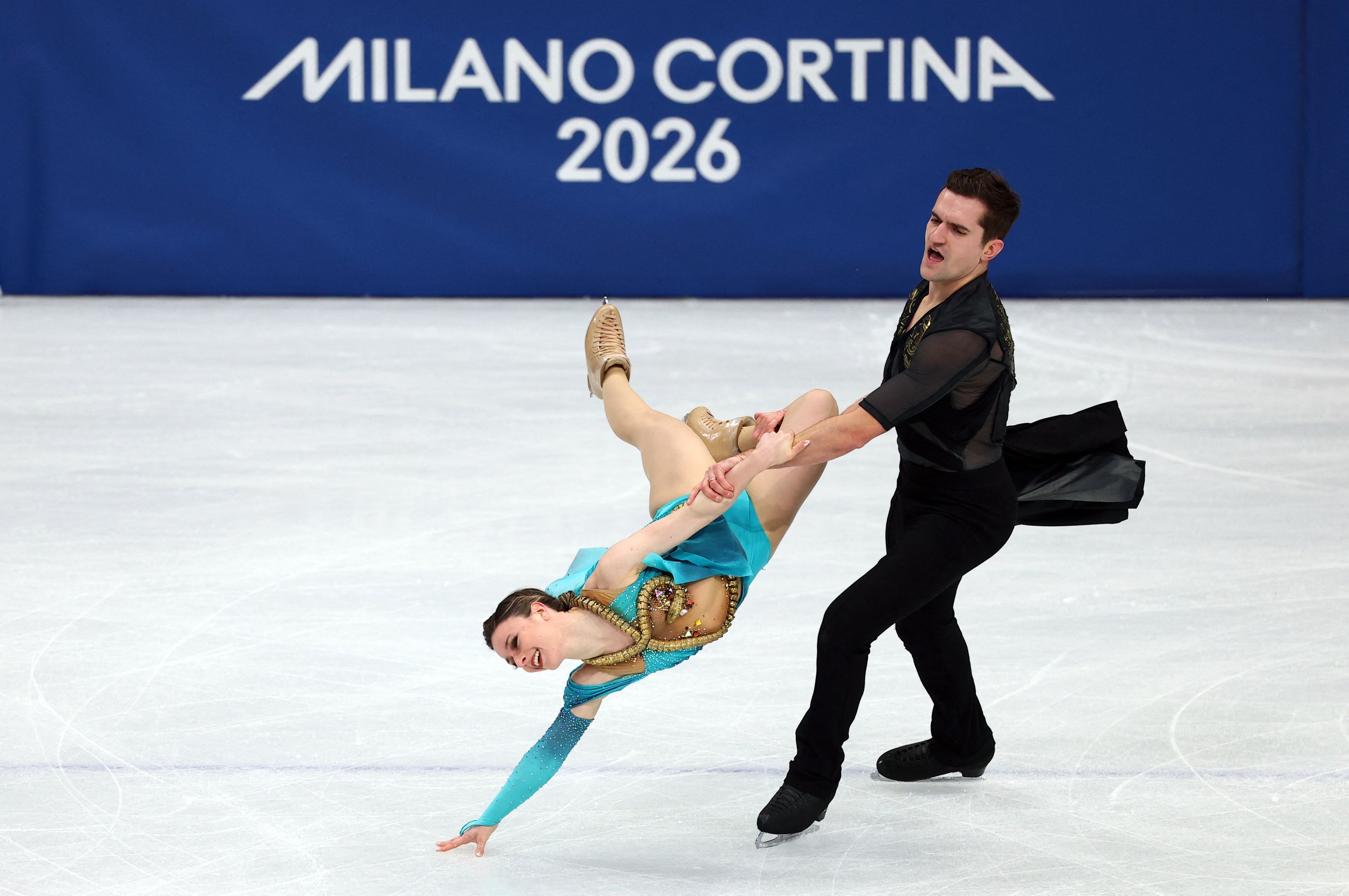 Pattinaggio di figura alla Milano Ice Skating Arena / REUTERS / Piroschka Van De Wouw