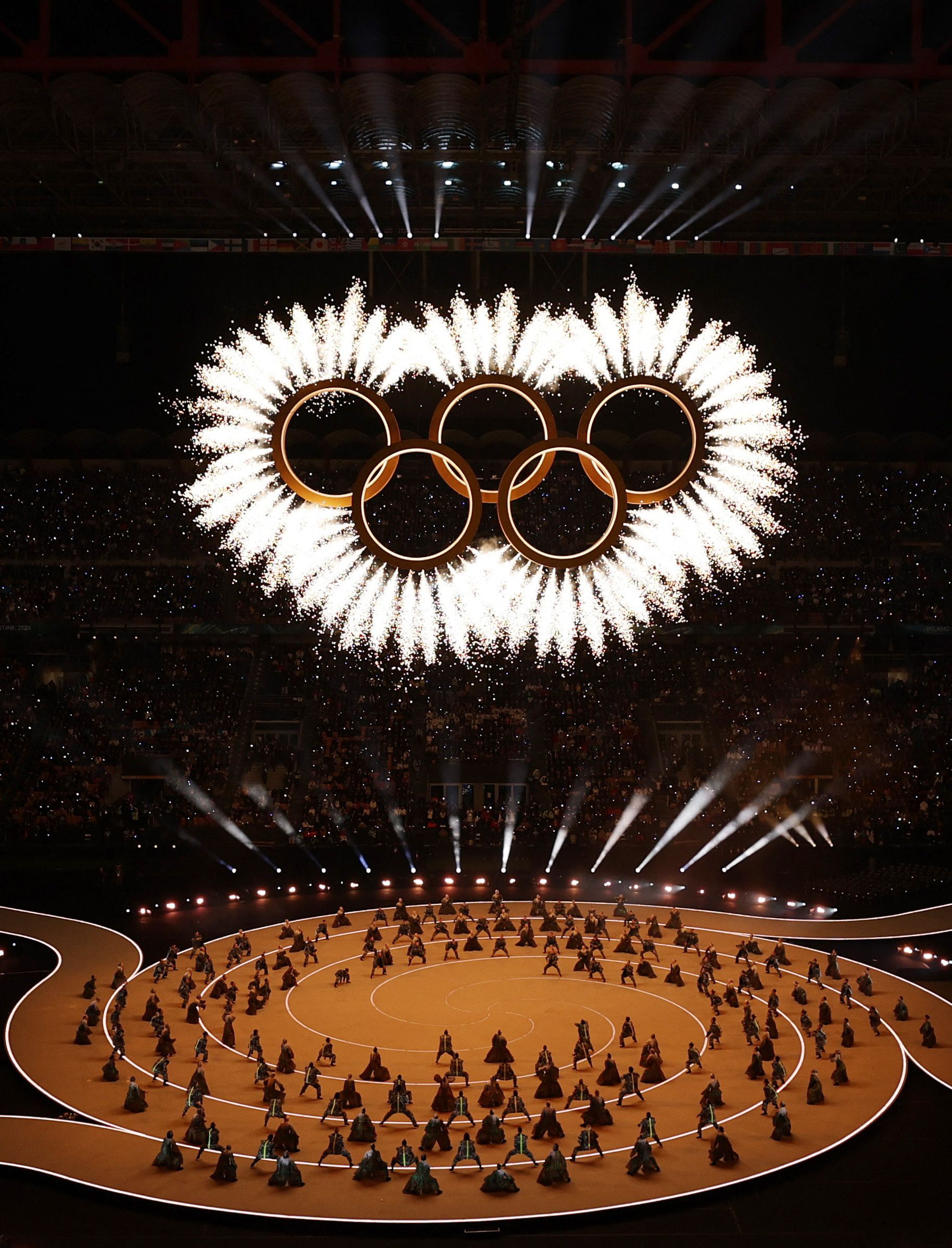 Una immagine della cerimonia di apertura / REUTERS/Mike Segar