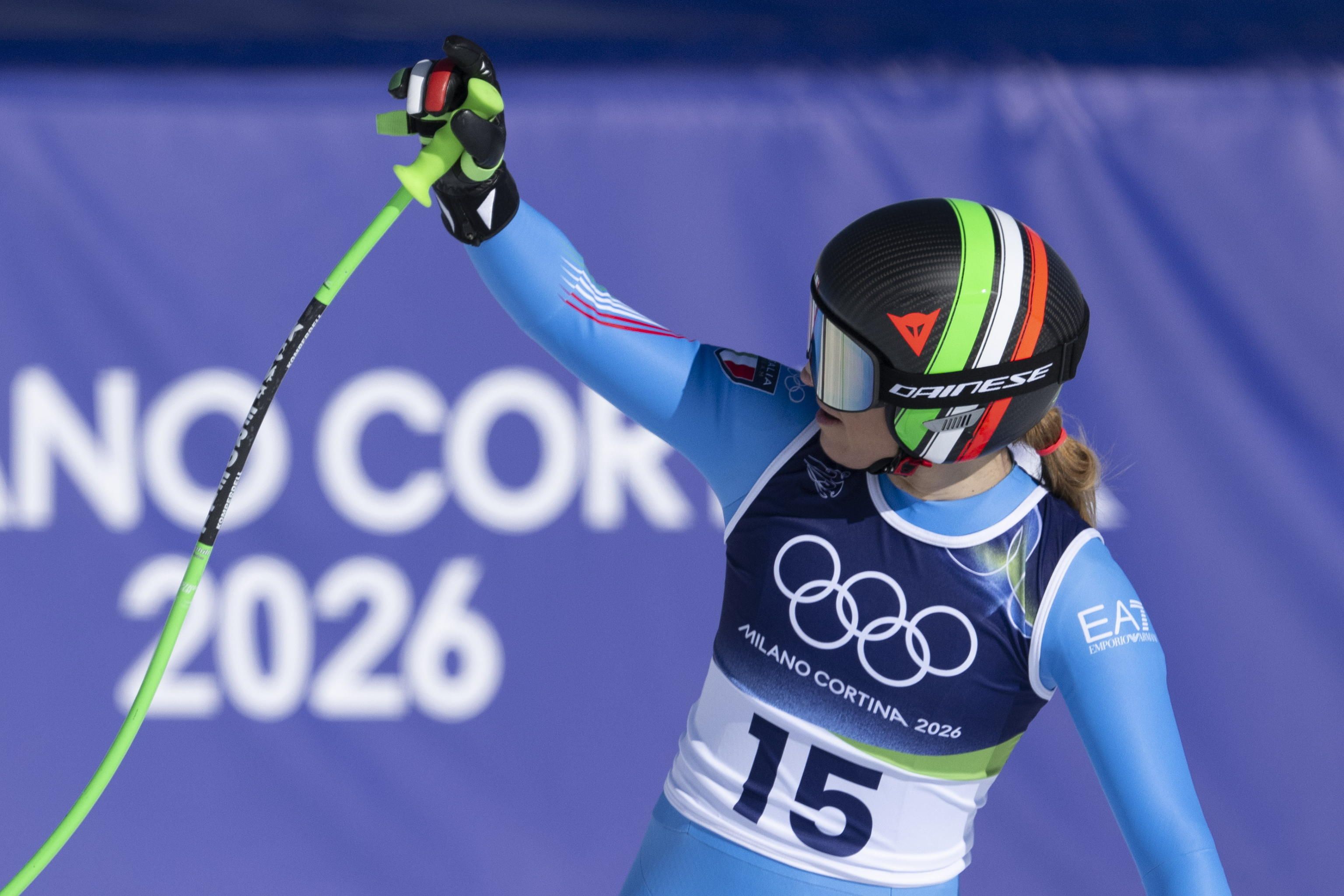 Sofia Goggia, bronzo nella discesa libera femminile /Ansa