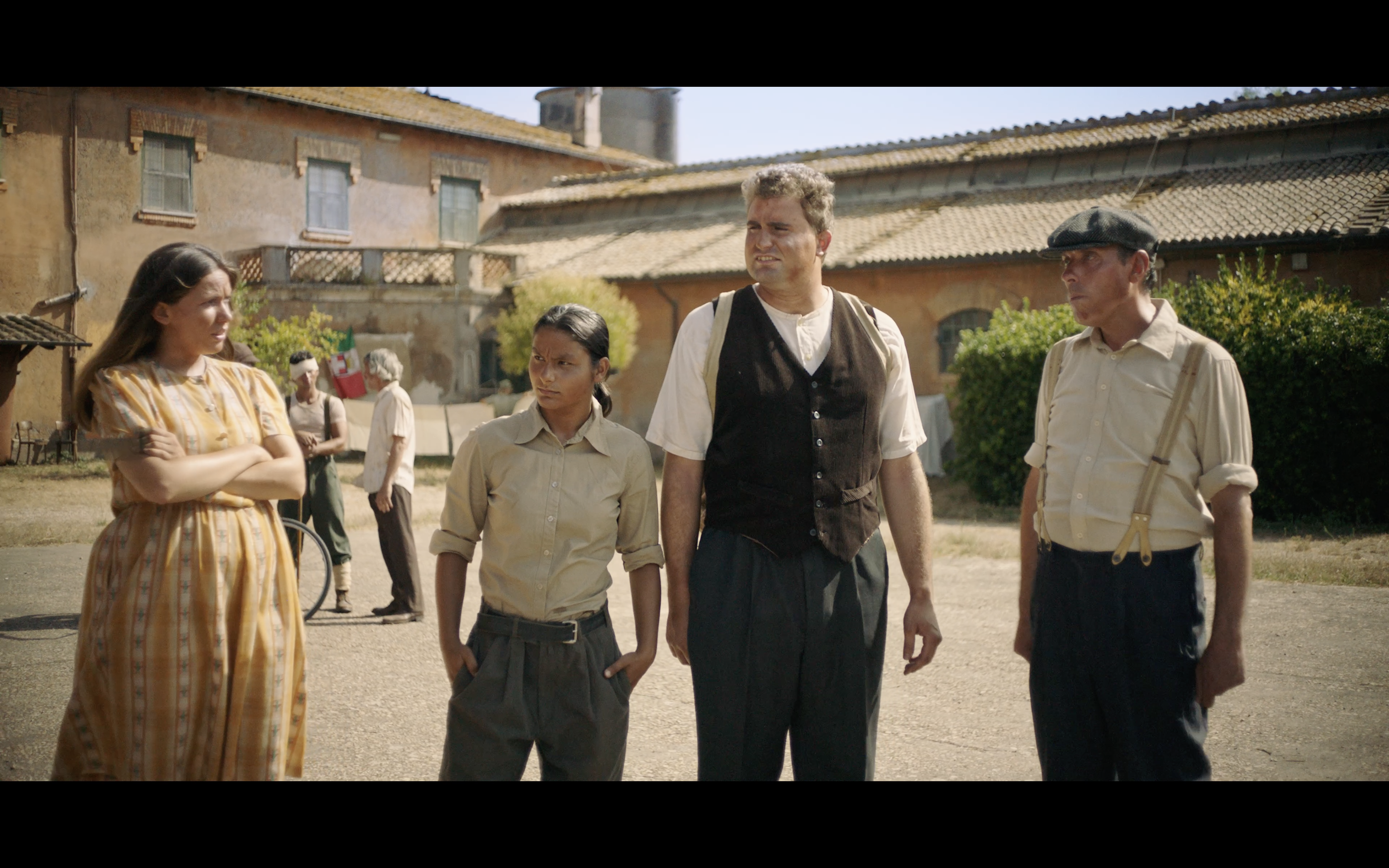 Una scena del cortometraggio "Il portiere", della Poti Pictures