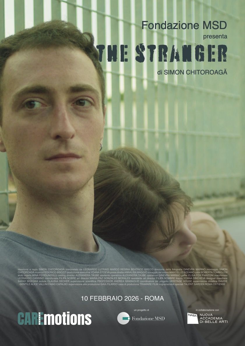 La locandina del primo corto realizzato dagli studenti sul disagio mentale, The Stranger