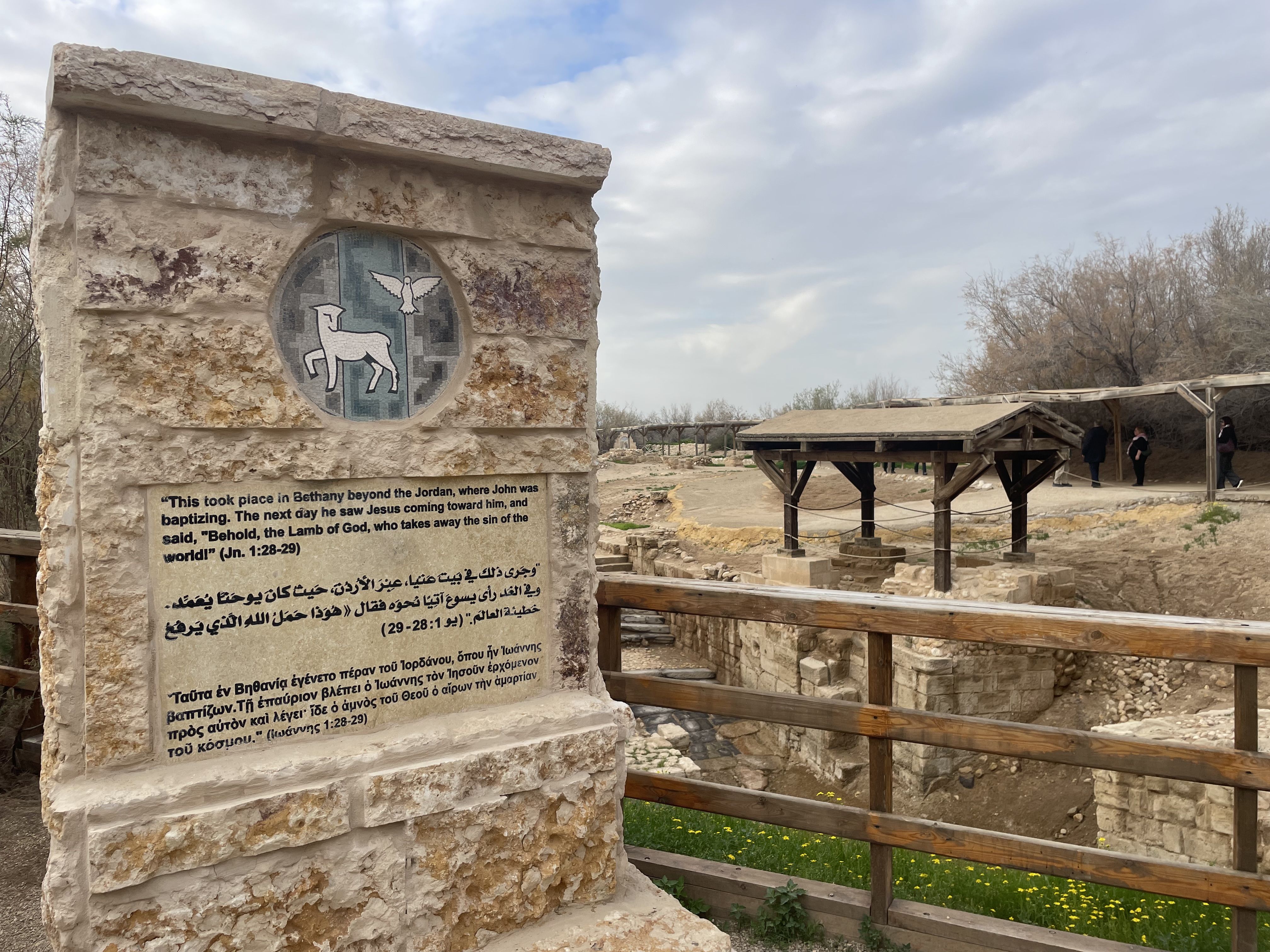 Il luogo del Battesimo di Gesù in Giordania