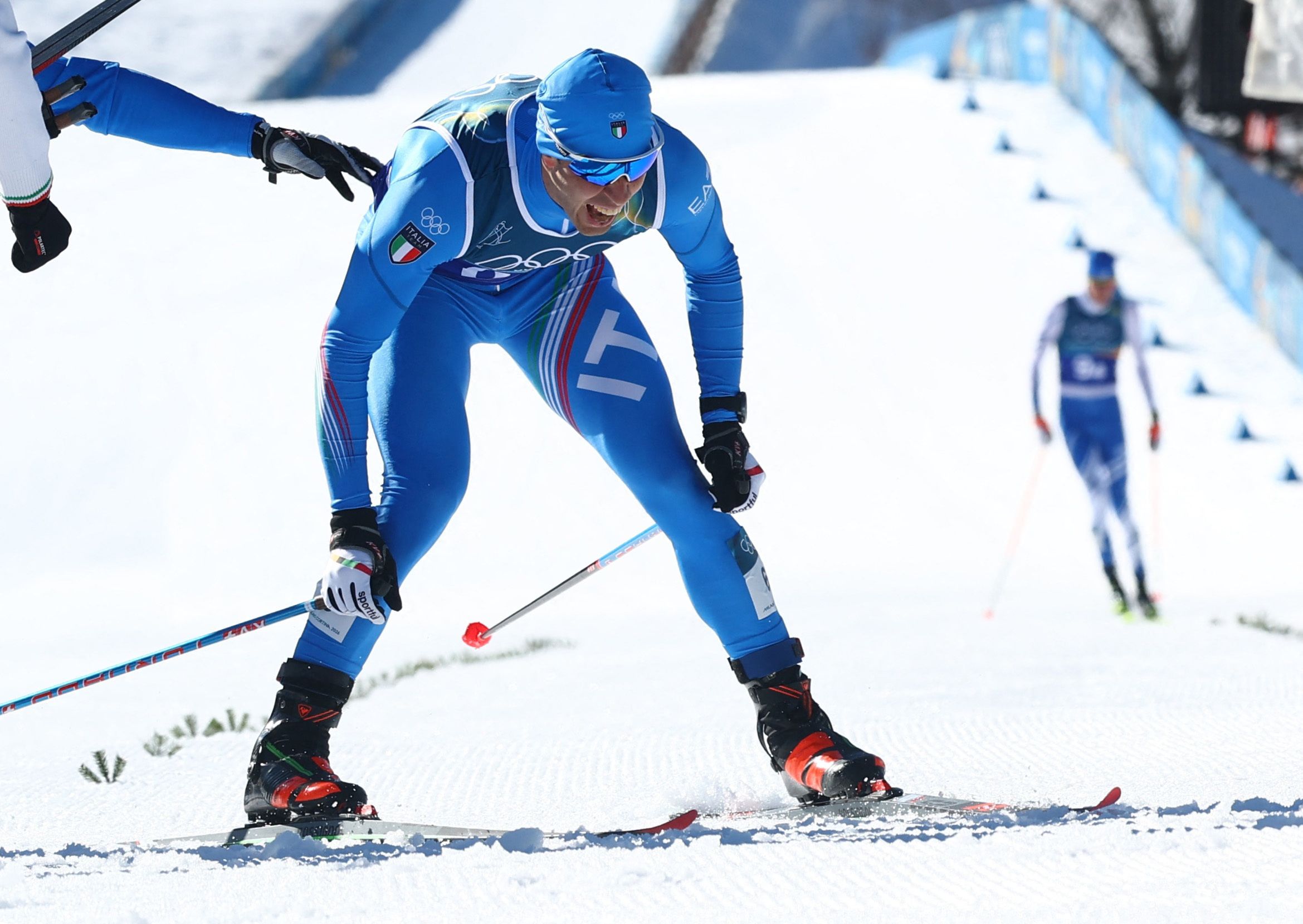 Federico Pellegrino conquista il bronzo nella staffetta dello sci di fondo / Reuters
