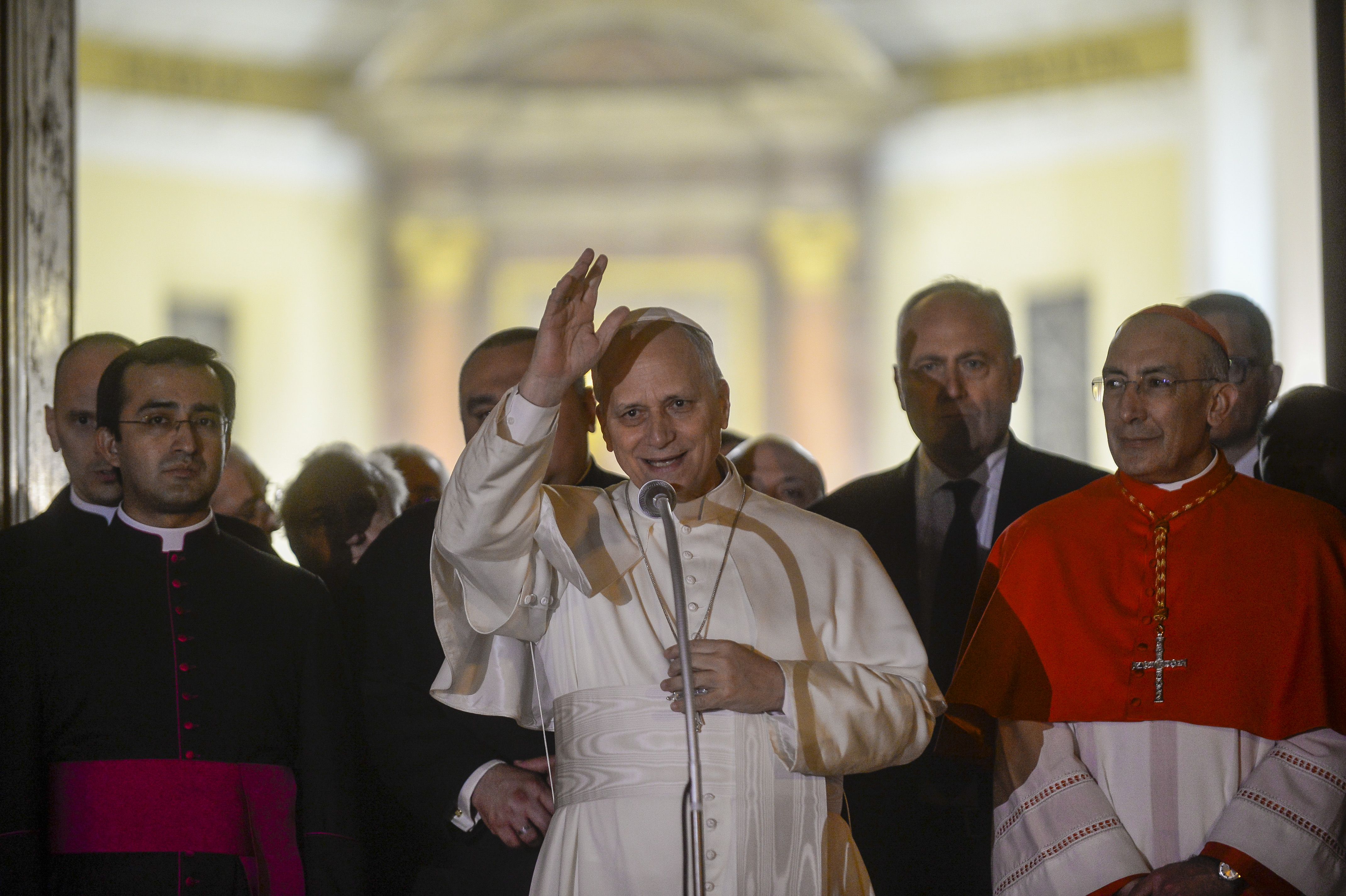 Visita pastorale di papa Leone XIV alla parrocchia di Santa Maria Regina Pacis a Ostia Lido, 15 febbraio 2026 - (Fotogramma)