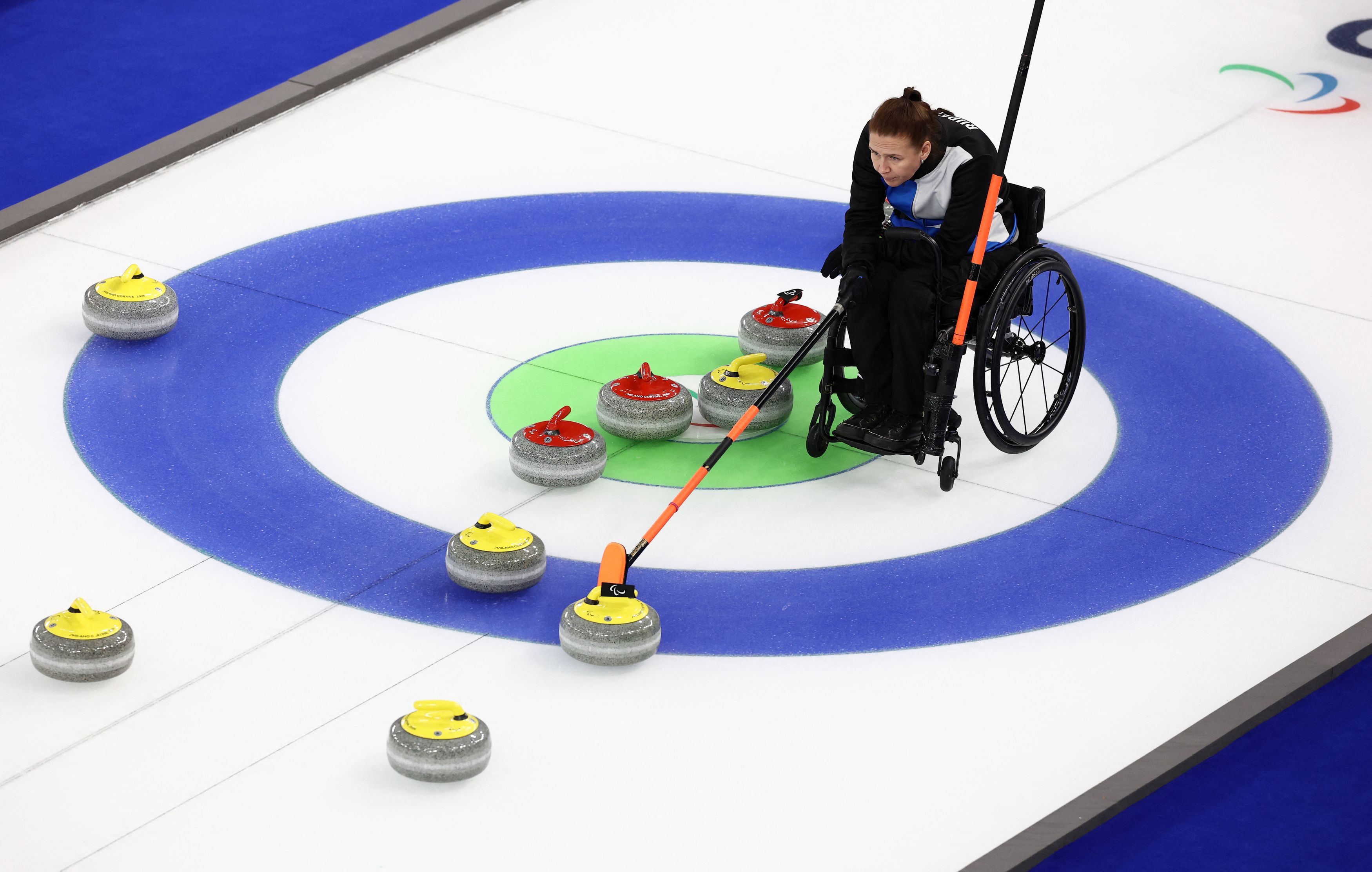 L'estone Katlin Riidebach in azione / Reuters / Louisa Gouliamaki