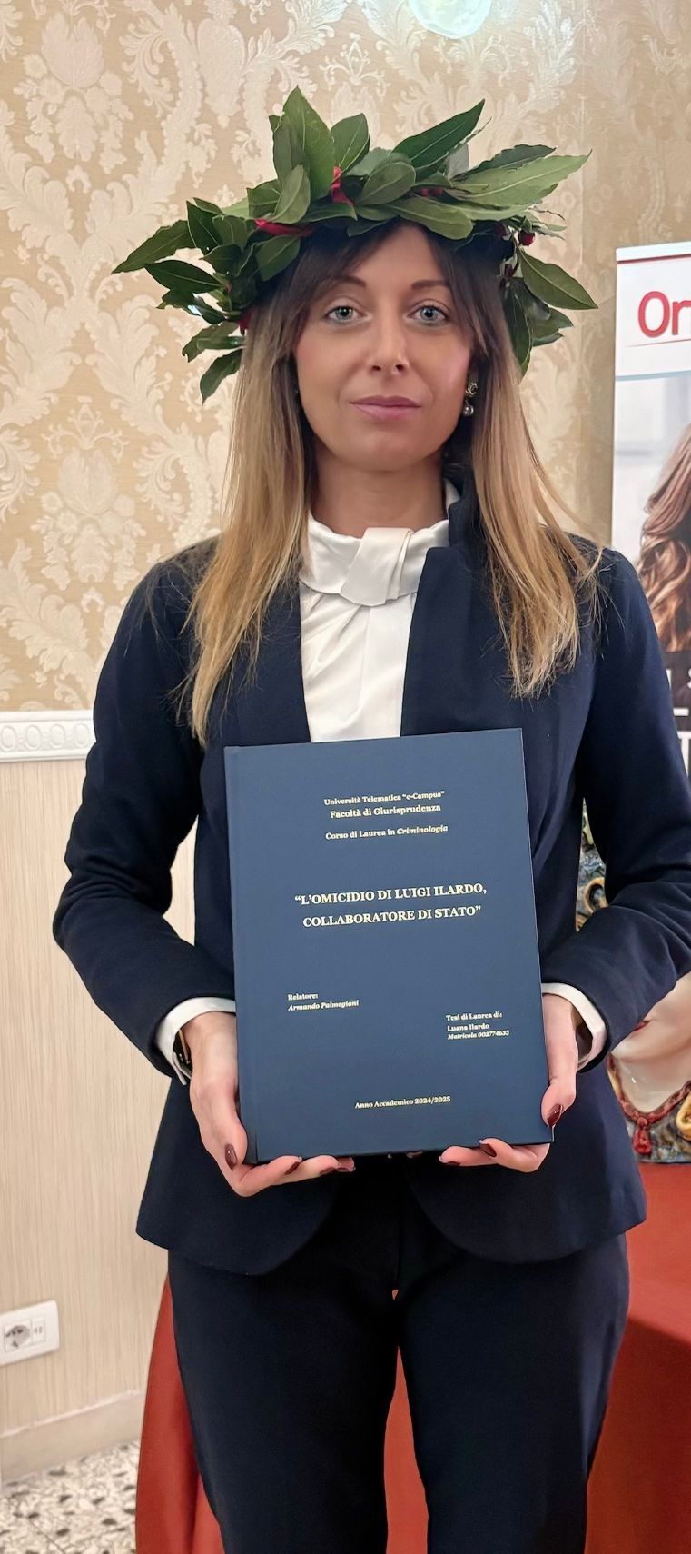 Luana Ilardo nel giorno della laurea