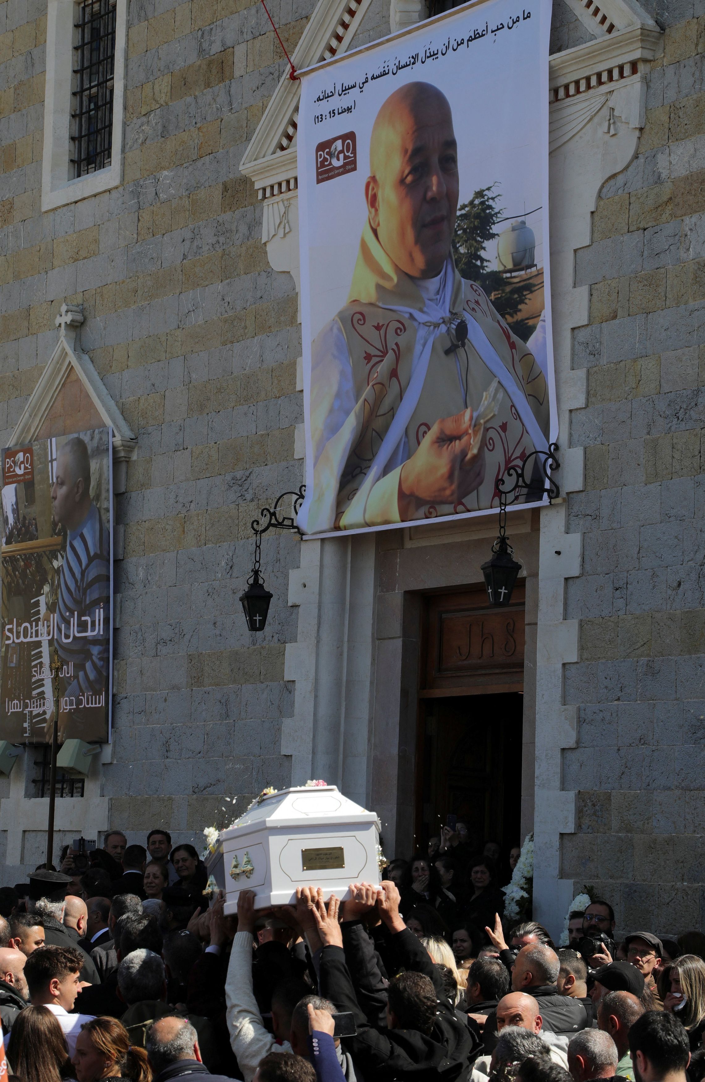 Il funerale di padre Pierre /&nbsp; REUTERS/Karamallah Daher