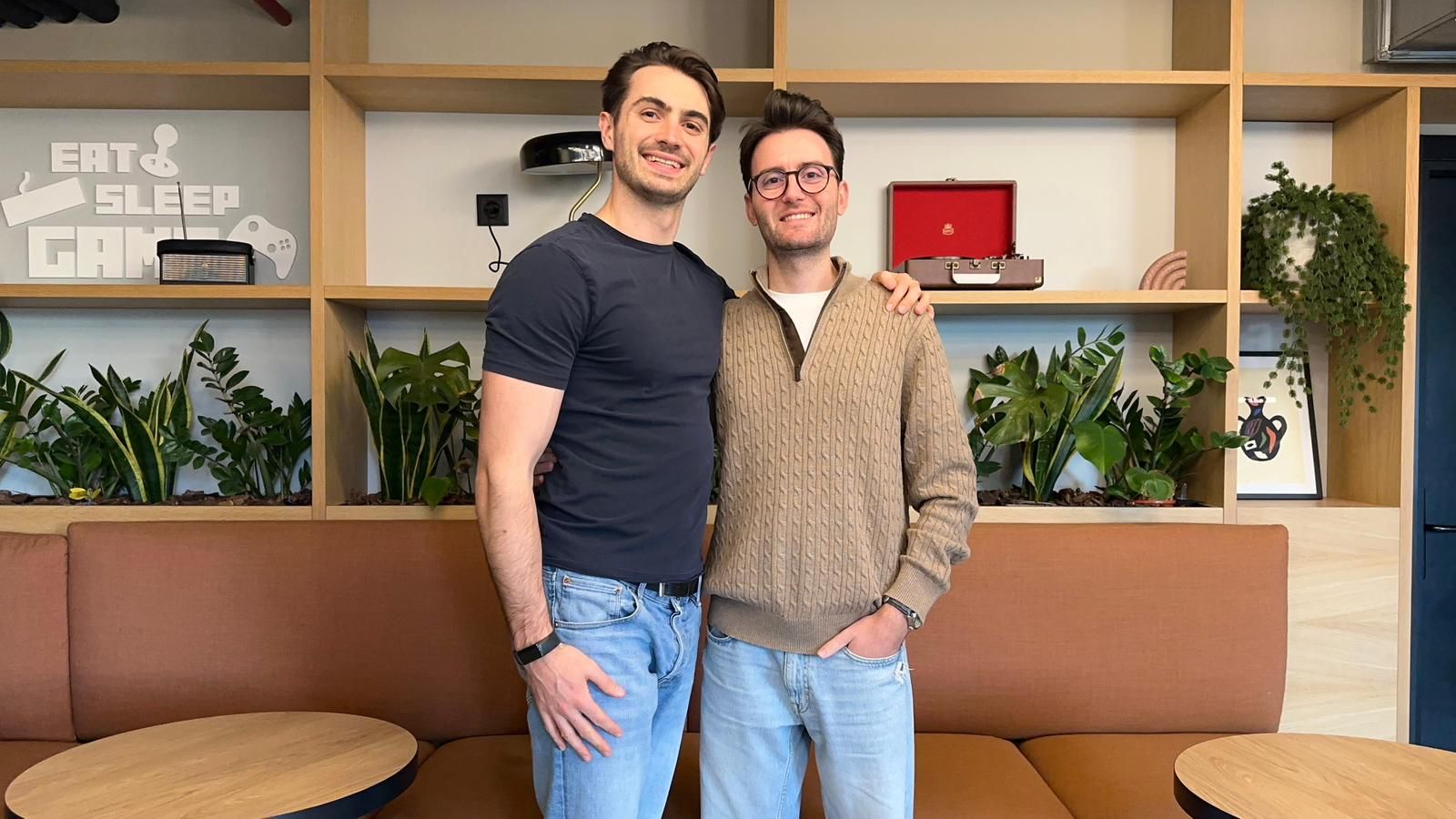 Da sinistra, i co-fondatori della piattaforma, Gianmarco Ebeling e il suo collaboratore Giovanni Valdata
