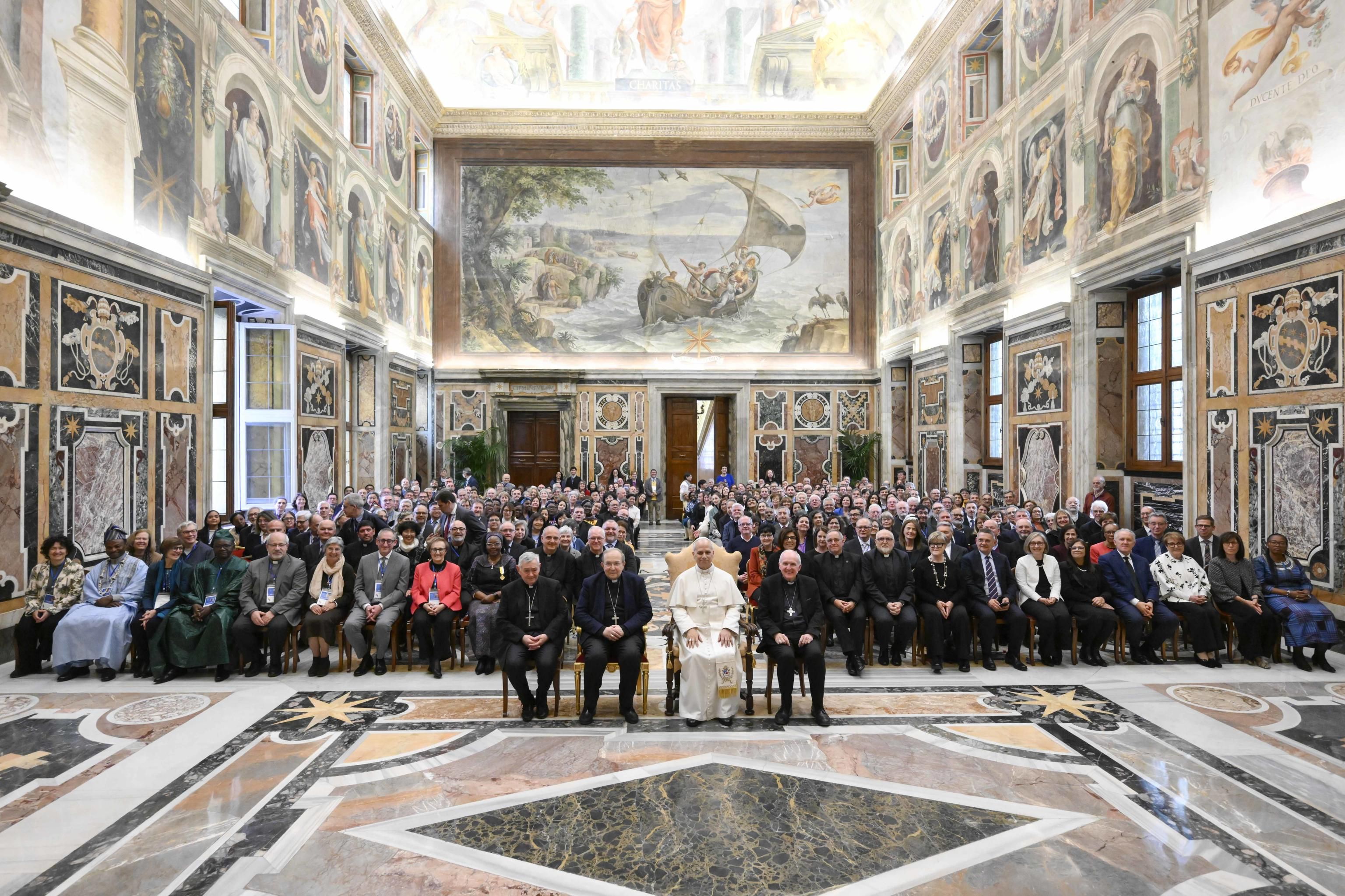 Il Papa con i partecipanti all'Assemblea Generale del Movimento dei Focolari, 21 marzo 2026 - (Vatican Media)