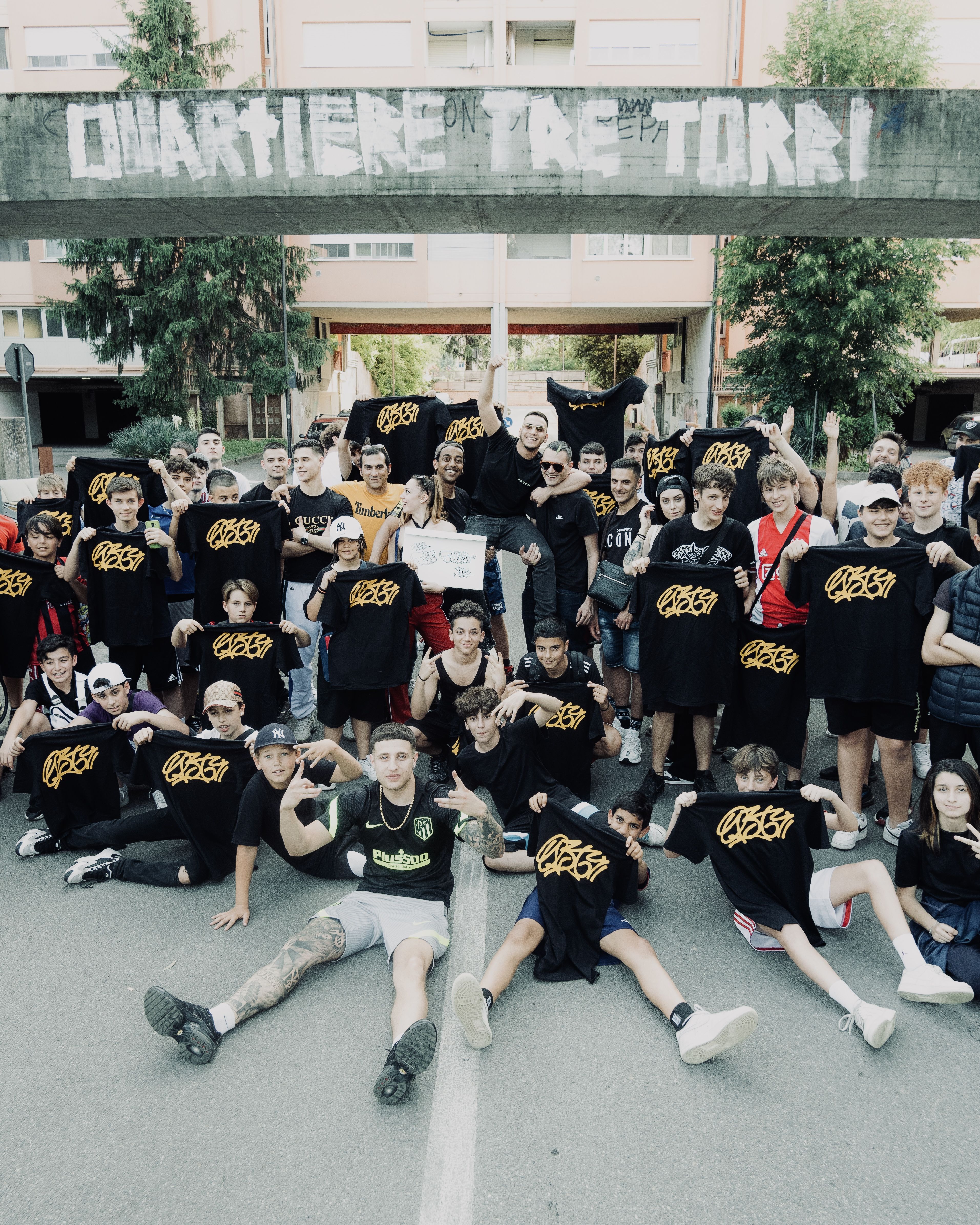 L'associazione Q3T con i giovani di Cernusco