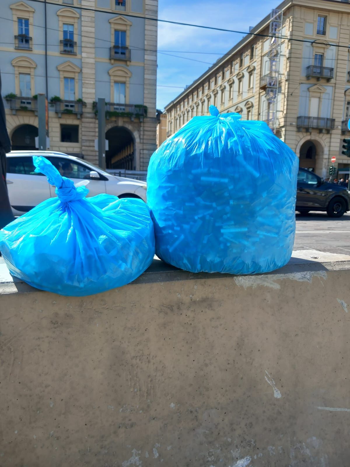 I mozziconi raccolti a Torino