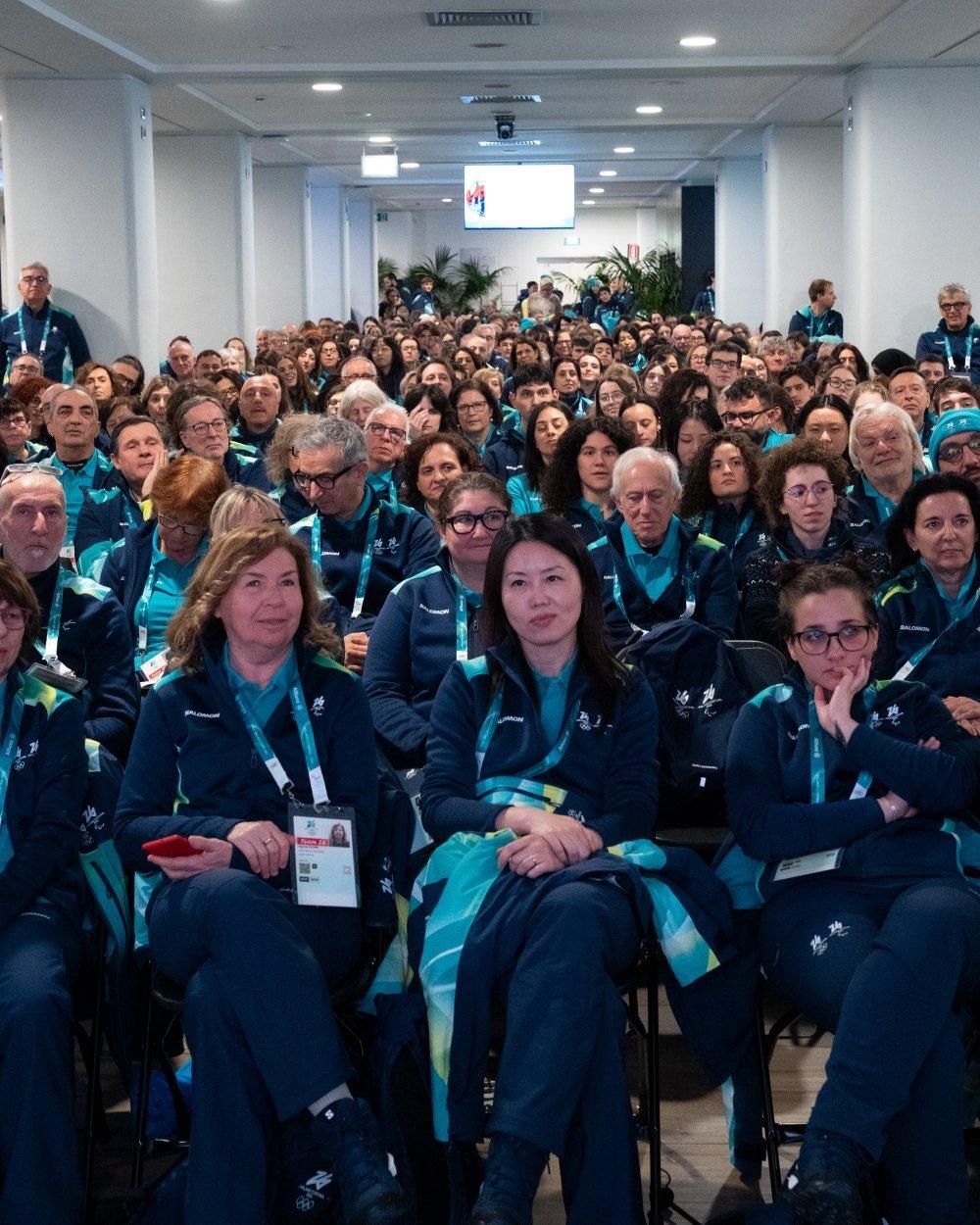 Una delle riunioni operative coi volontari di Milano-Cortina&nbsp;&nbsp;