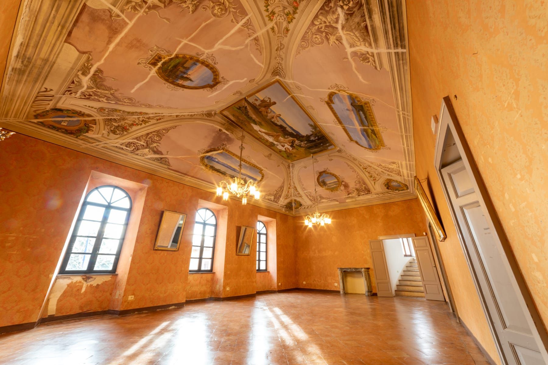 Uno dei locali interni del teatro