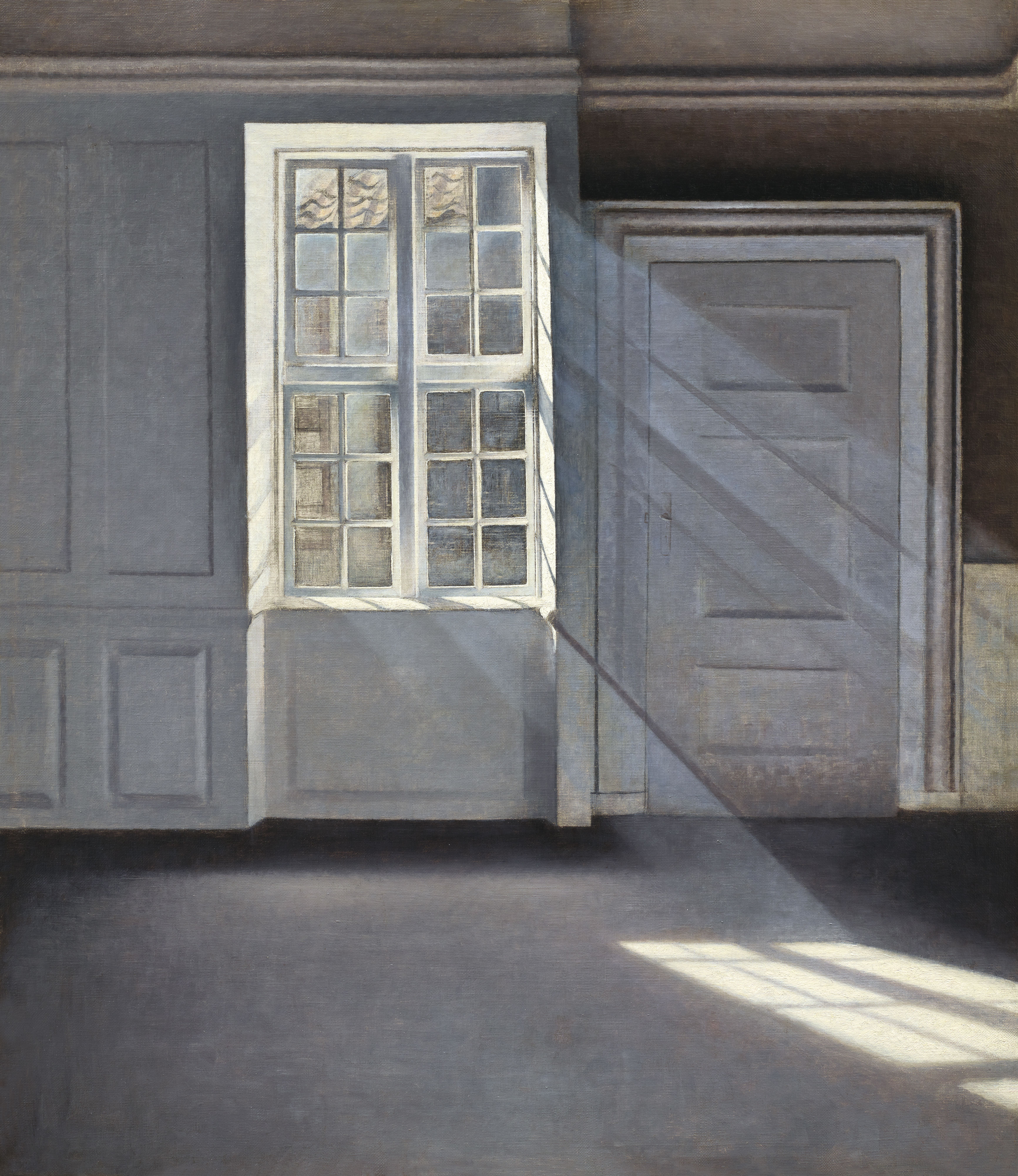 Vilhelm Hammershøi, “Raggi di sole”, 1900