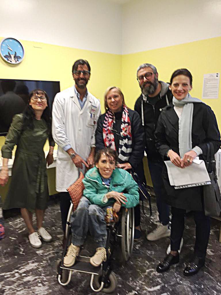 Monika con il dottor Marcello Villanova