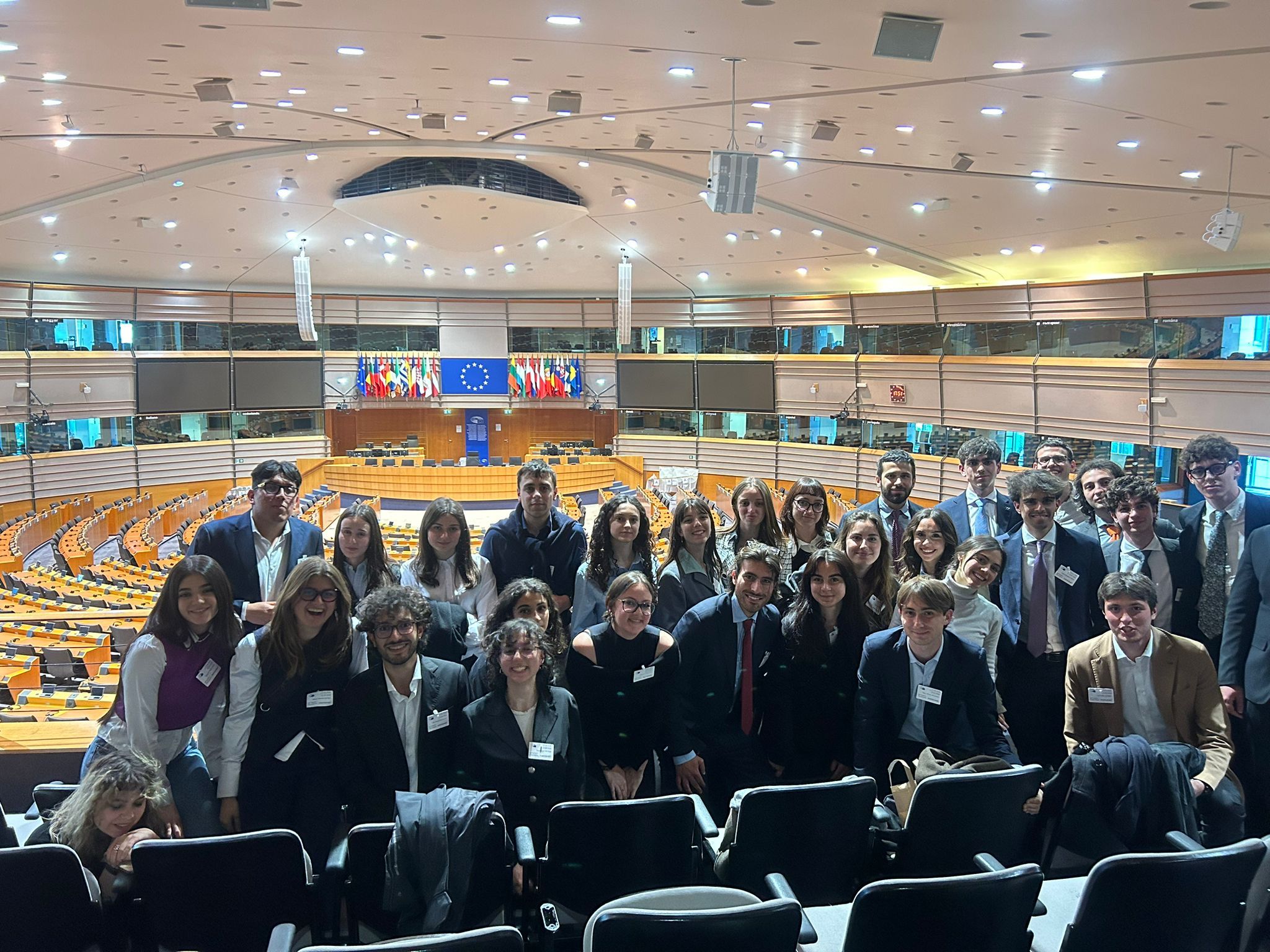 Visita organizzata dal gruppo alle istituzioni di Bruxelles