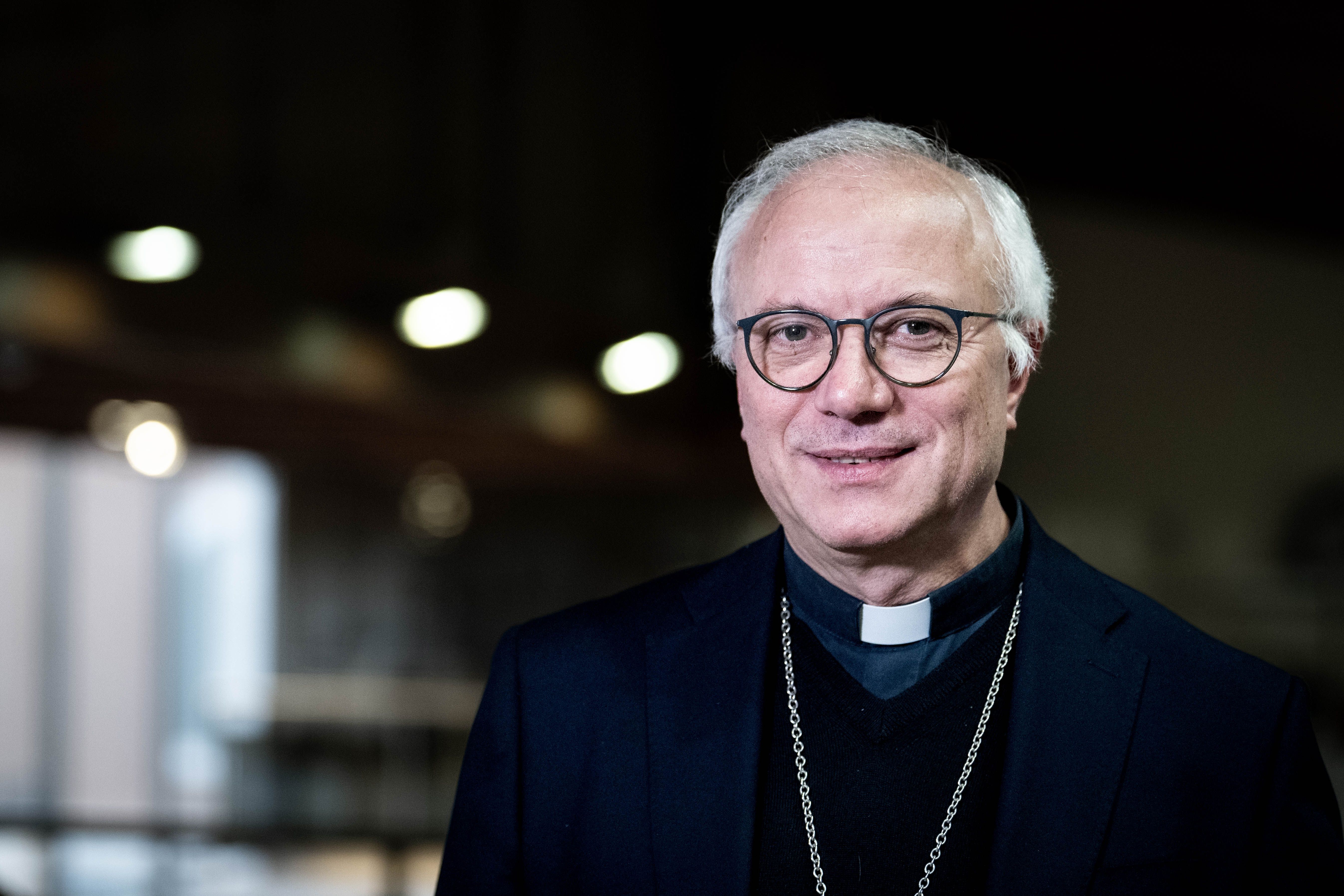 L'arcivescovo di Cagliari e segretario generale della Cei Giuseppe Baturi
