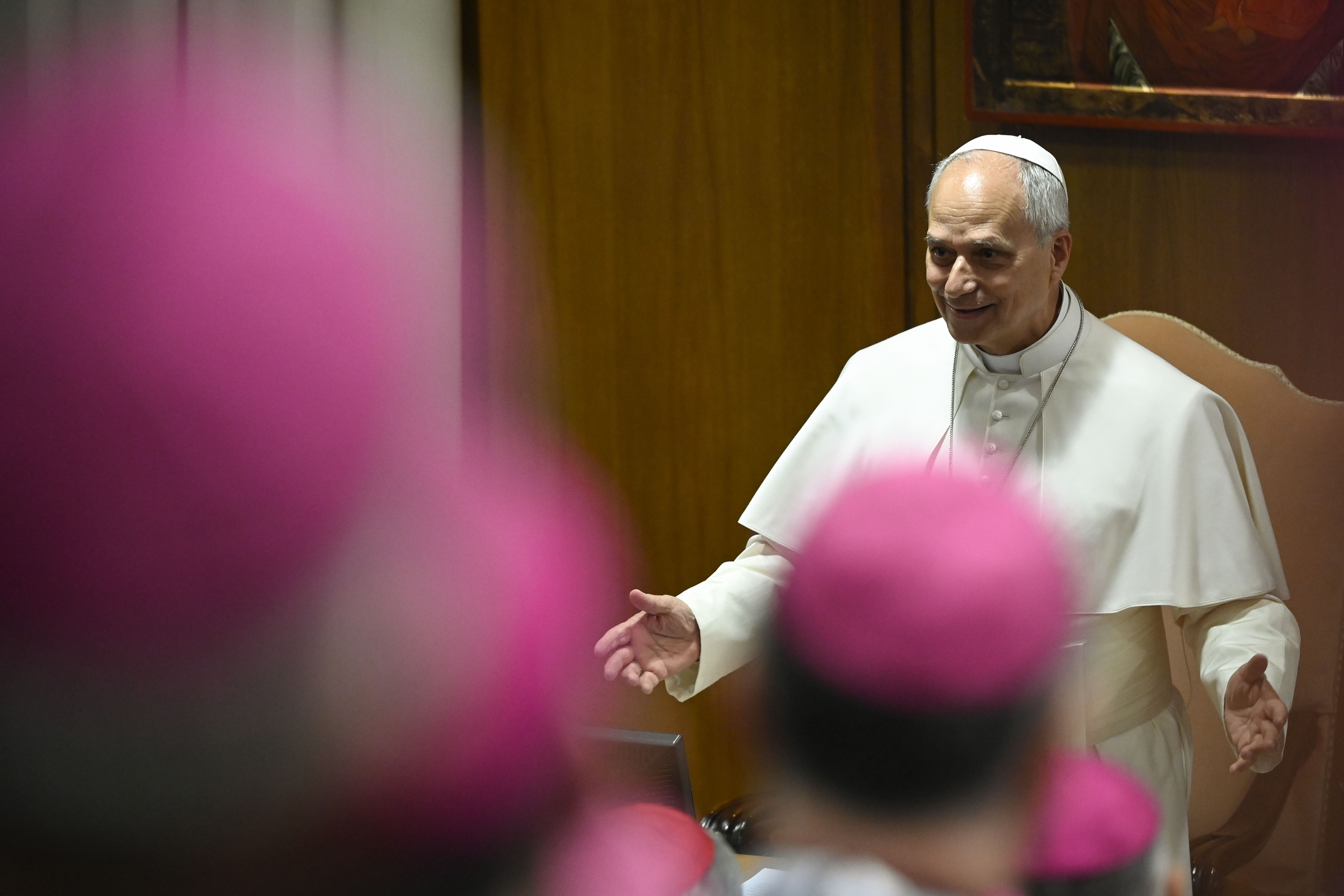 Papa Leone XIV incontra i vescovi italiani a conclusione dell'Assemblea generale della Cei / VATICAN MEDIA
