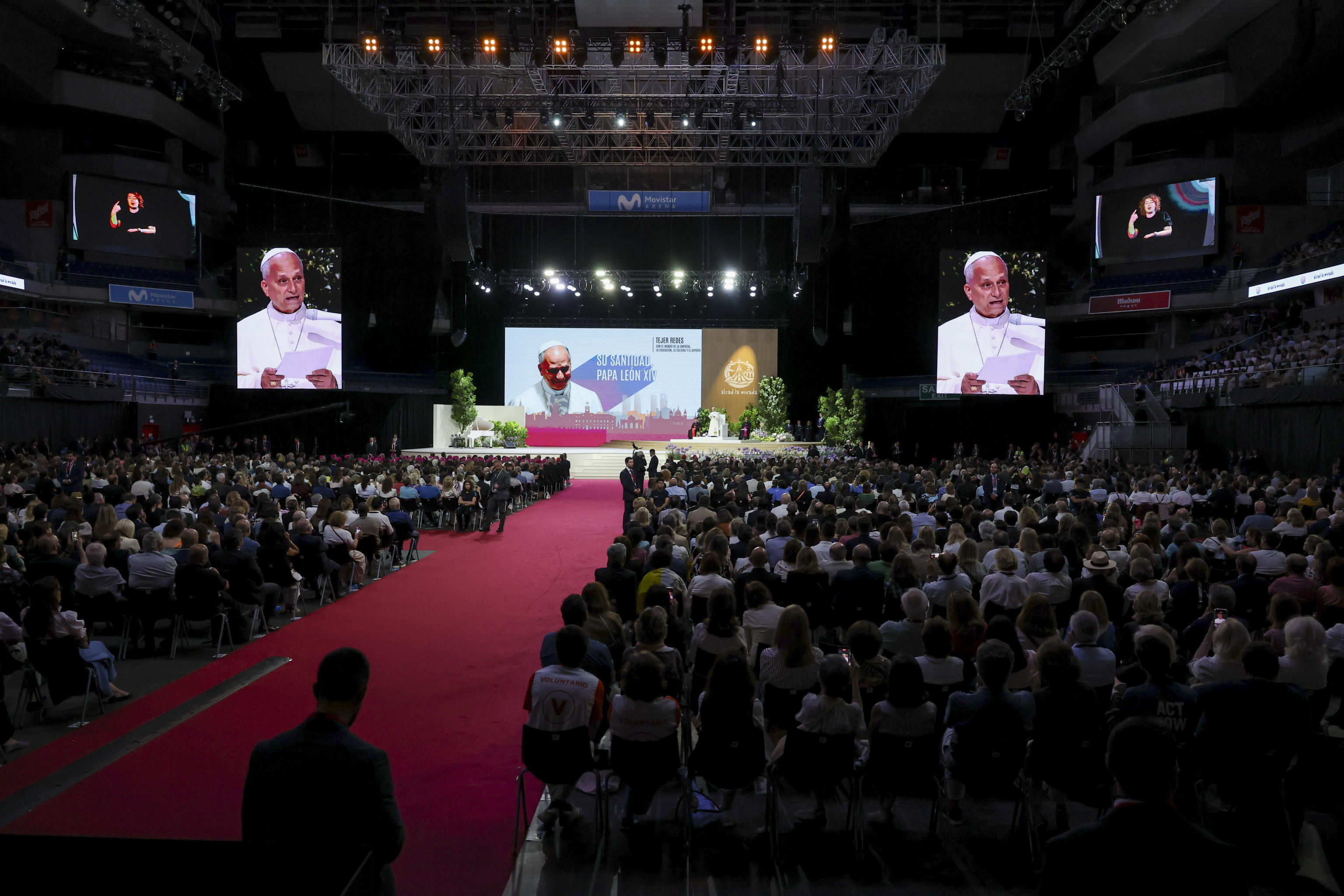 L'incontro del Papa con il mondo della cultura a Madrid / ANSA