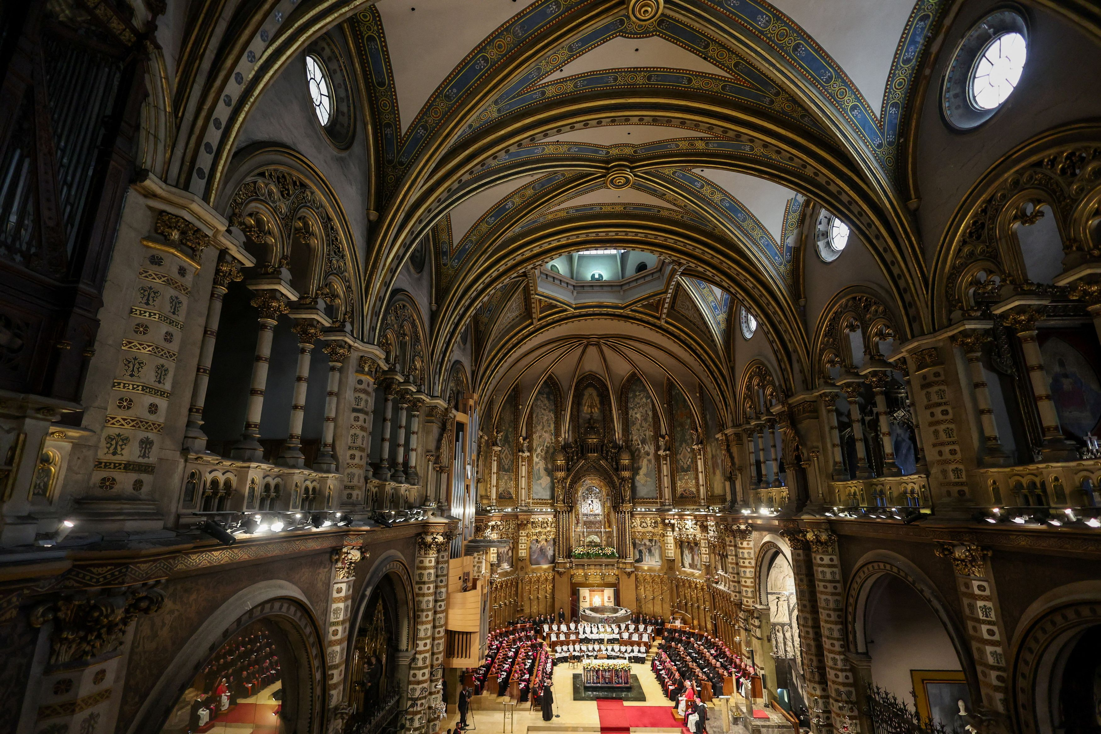 Il Rosario guidato dal Papa nel santuario mariano di Montserrat / REUTERS