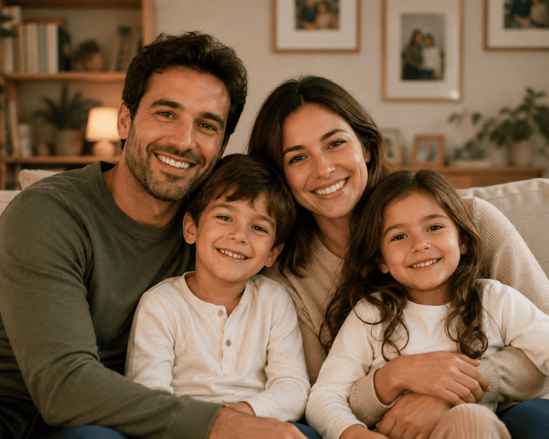 La famiglia secondo ChatGPT (la foto ovviamente è stata creata dall'Intelligenza artificiale)