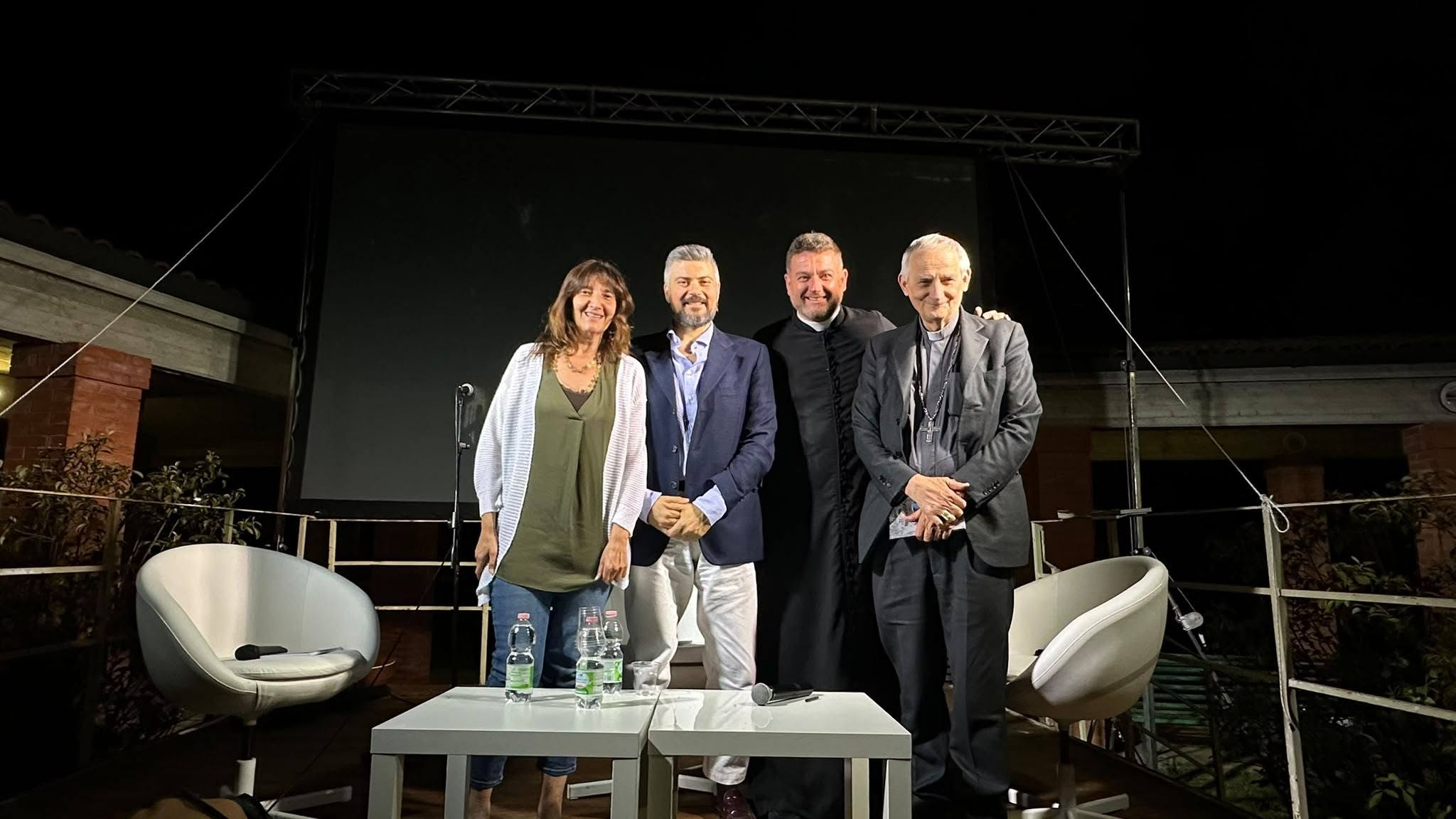Gli ospiti dal vivo dell'incontro di apertura del ciclo di quest'anno