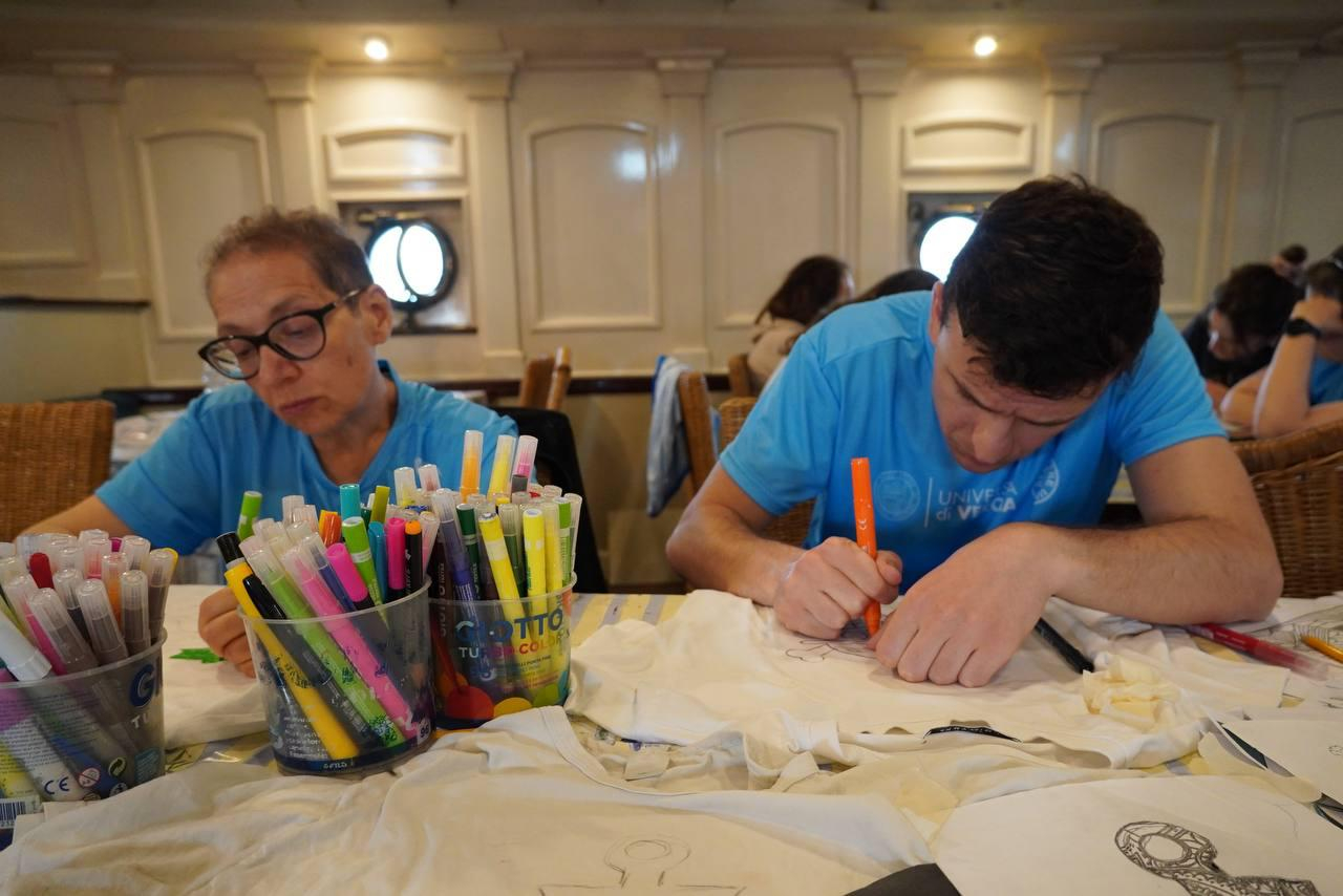 Attività e laboratori a bordo di Nave Italia / foto Marina Militare