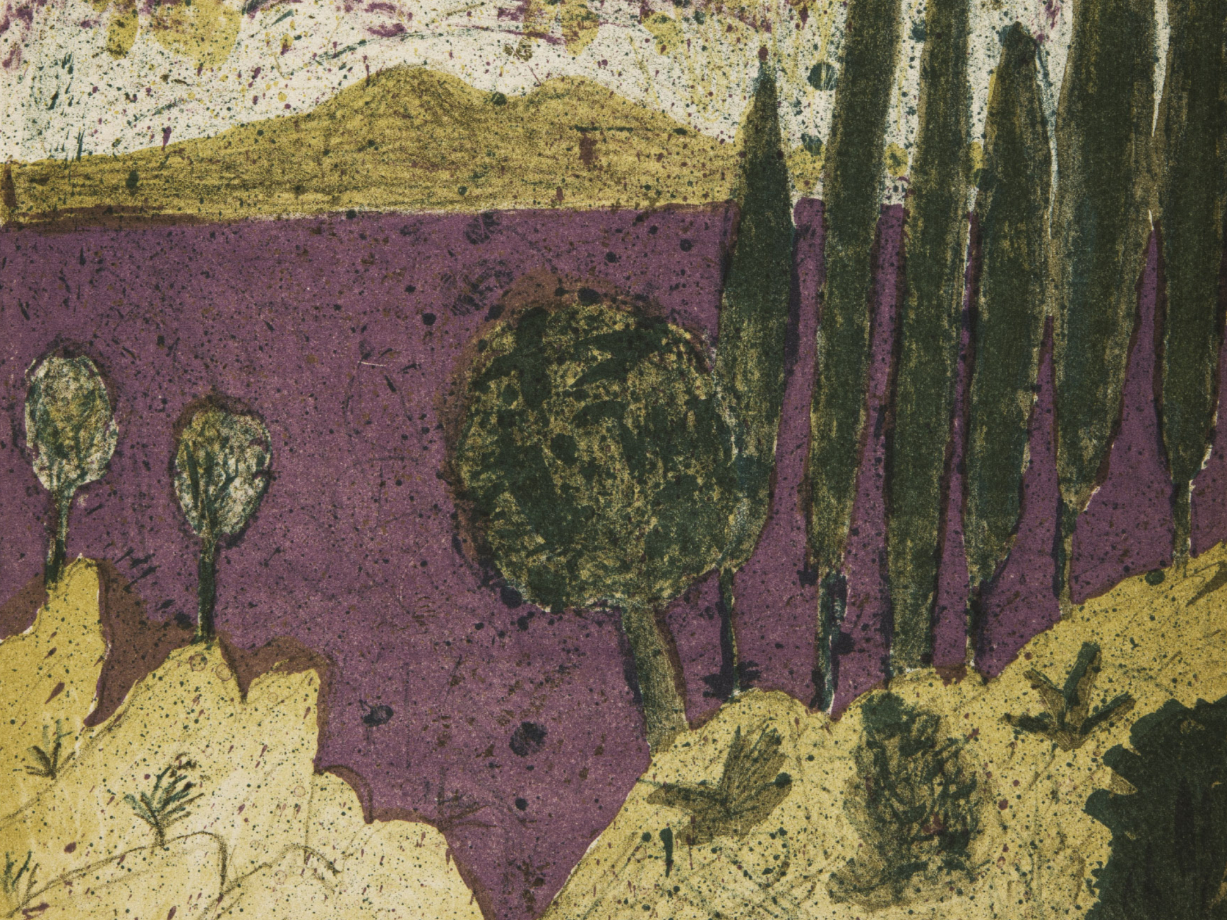 Max Peiffer Watenphul, Paesaggio persiano, 1966 (particolare) / foto Antonio Idini / cortesia Fondazione Max Peiffer Watenphul