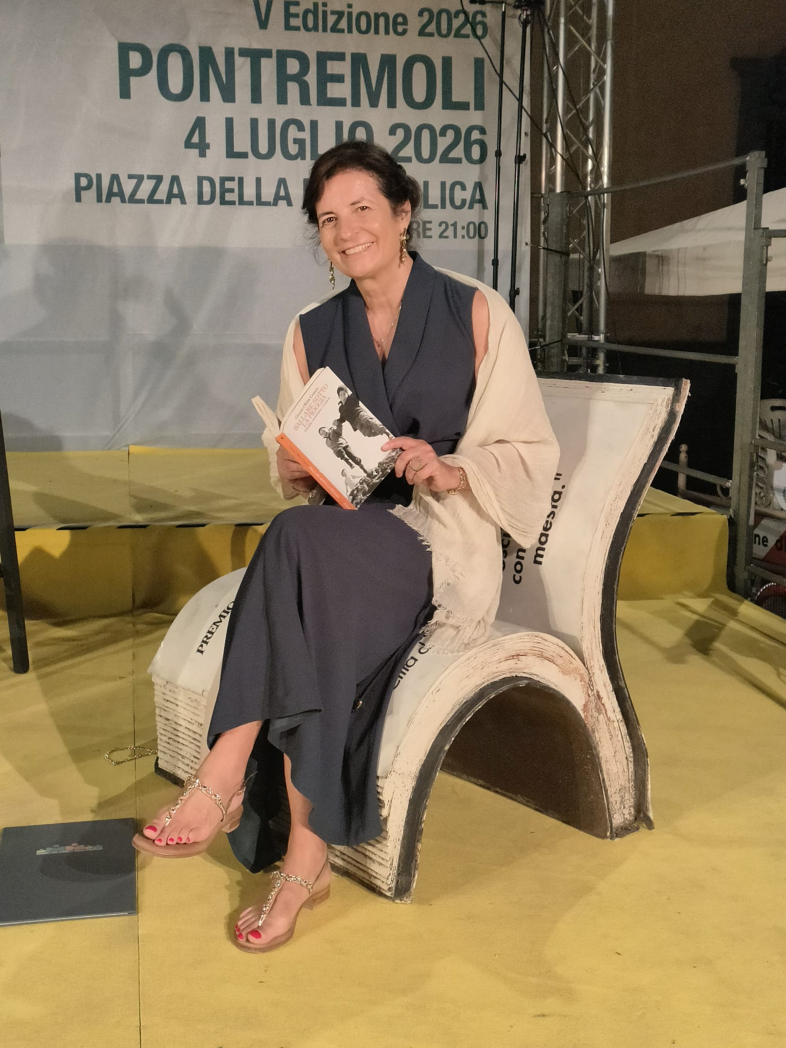 Grazia Ofelia Cesaro, avvocata e autrice del libro vincitore del Premio Pontremoli Città del Libro e della Famiglia, «Ballare sotto la pioggia» (Feltrinelli)