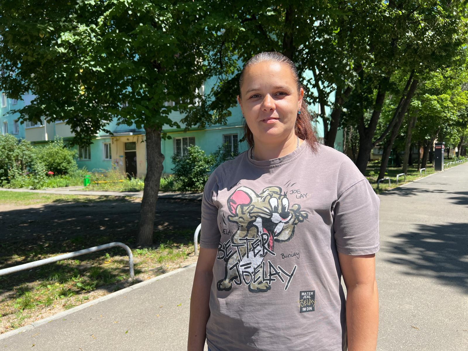 Oleksia Zvetkova evacuata a Kharkiv da Kostyantynivka, la città appena conquistata dai russi nella regione di Donetsk