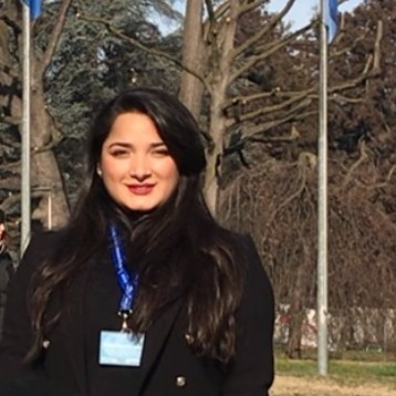 Rozan Al-Farra, studentessa palestinese arrivata da Gaza nel 2024
