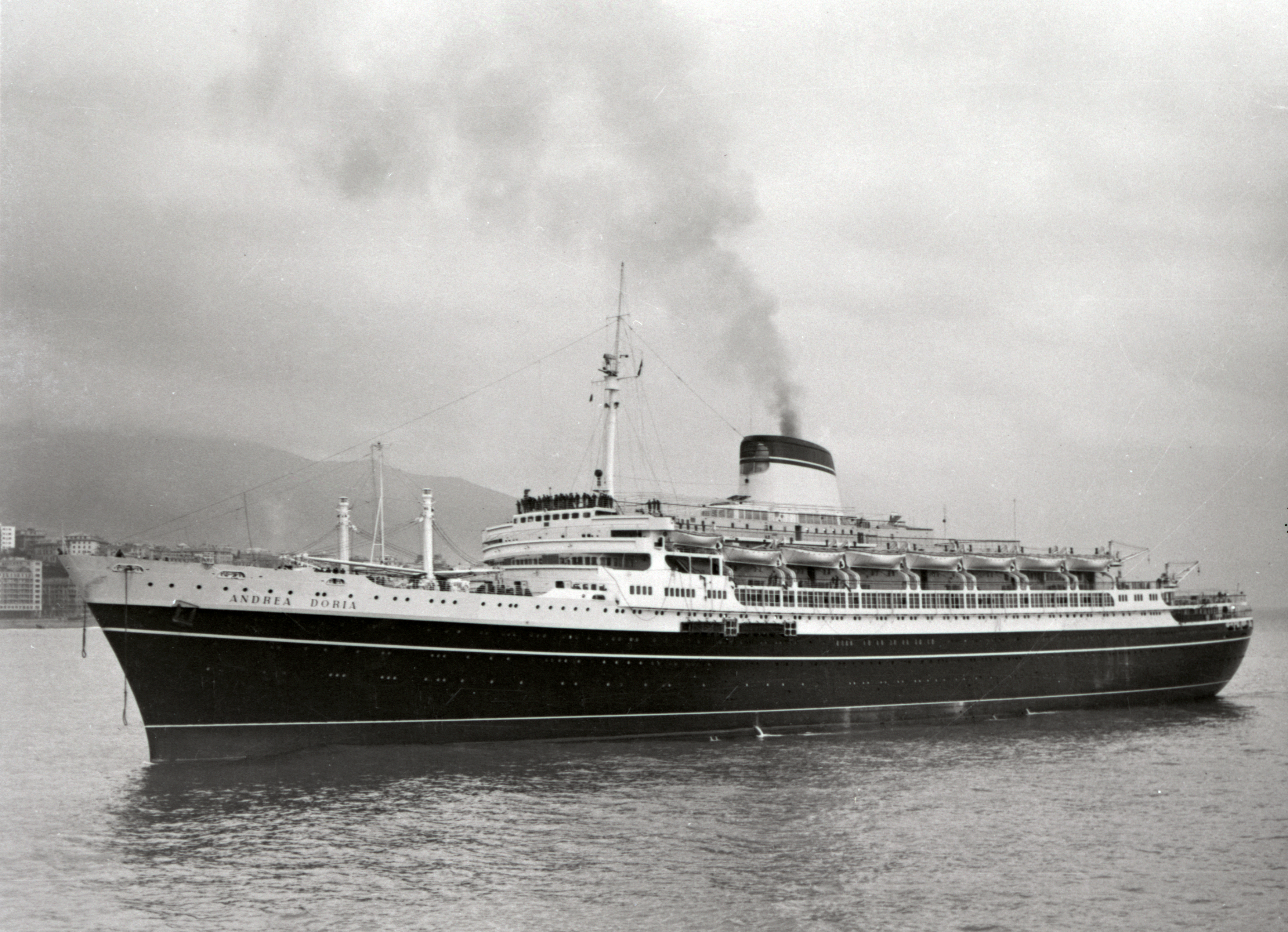 L’“Andrea Doria” in navigazione / foto Archivio Fondazione Ansaldo