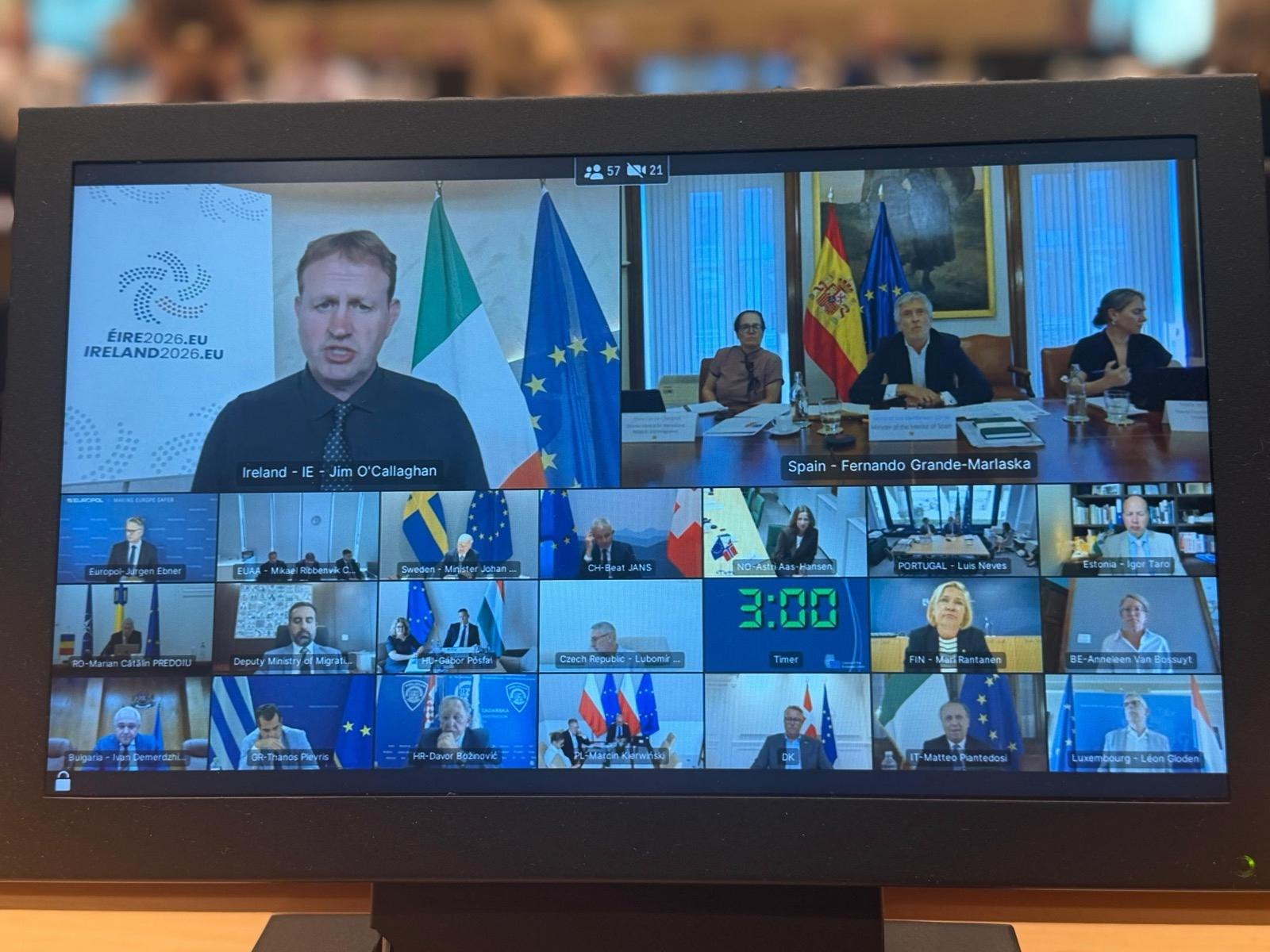 Il summit virtuale dei ministri dell'Interno della Ue