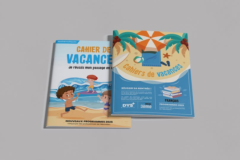 I “cahiers de vacances” creati da una nota associazione francese, la DYS Positif – DYS+, che si dedica agli studenti con dislessia
