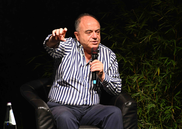 Il procuratore della Repubblica di Napoli, Nicola Gratteri, intervenuto a Brescia ad un evento dell'associazione "Rinascimento culturale"