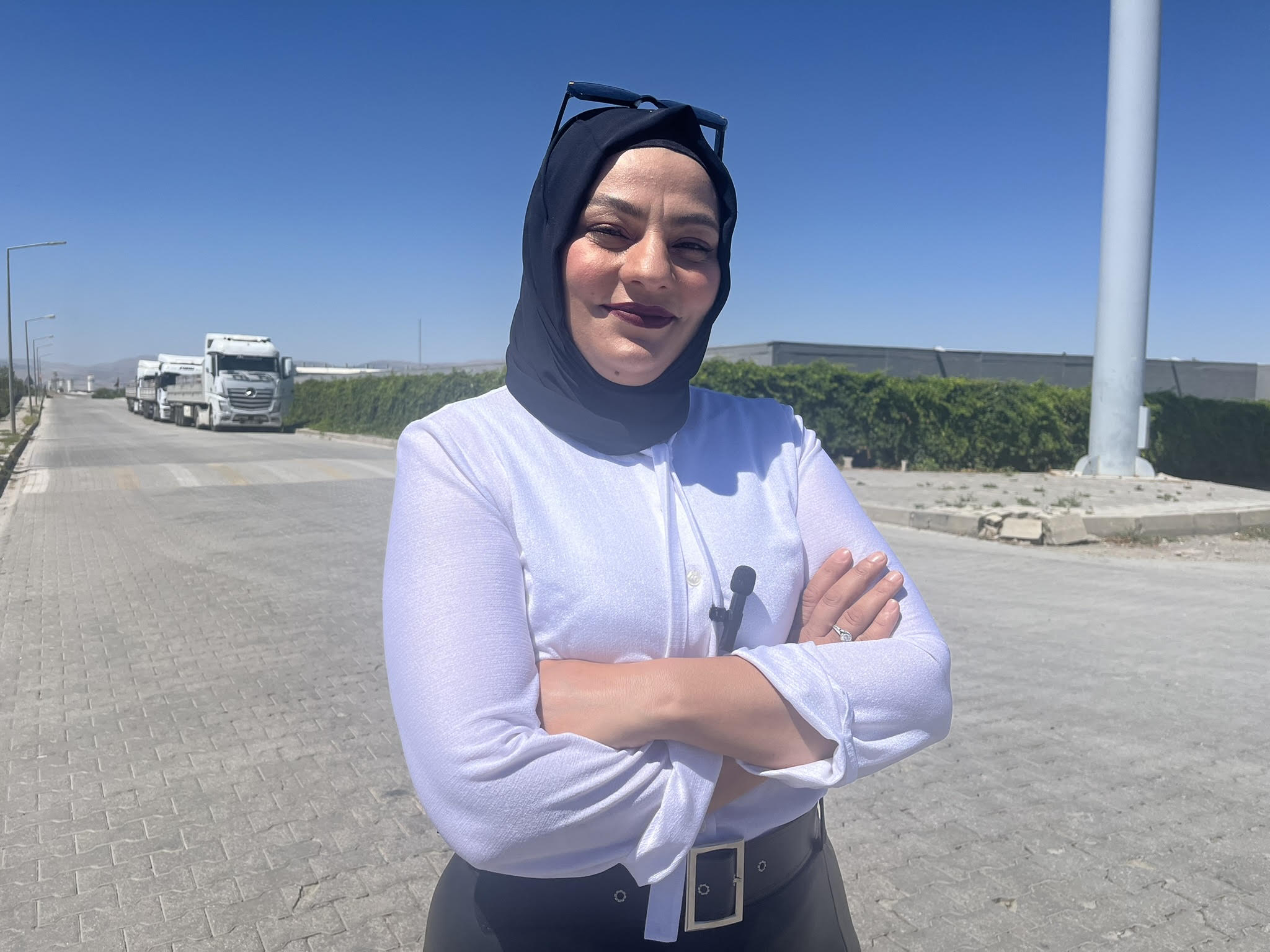 Halime Sancak, 35 anni, operaia tessile e sindacalista