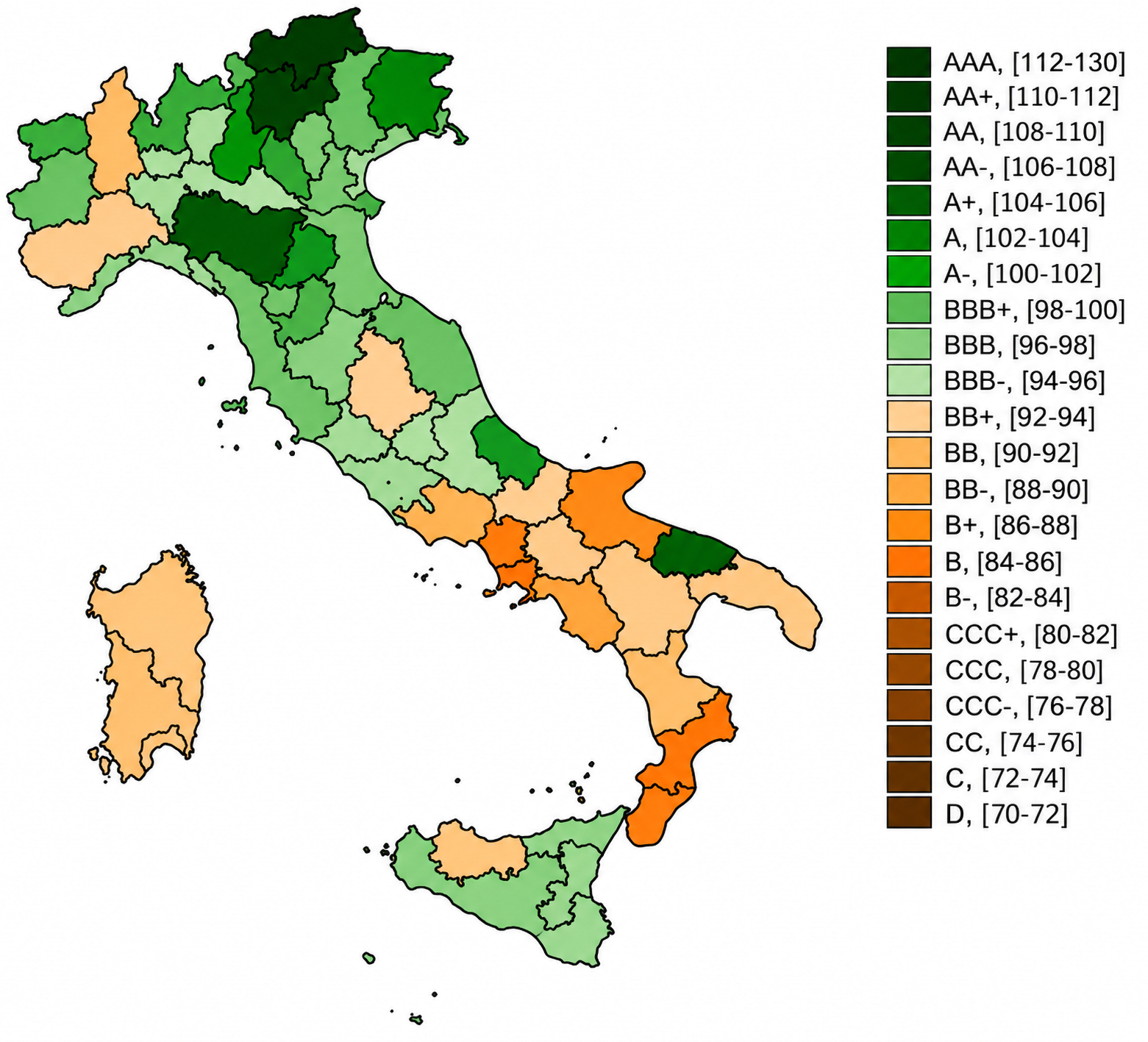 Micro-Classi di Rating del BenVivere 2026