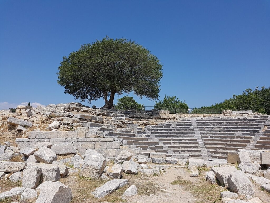 Il bouleuterion dell'antica Teo, dove gli studenti sostenevano esami di musica e materie accademiche circa 2200 anni fa / WikiCommons